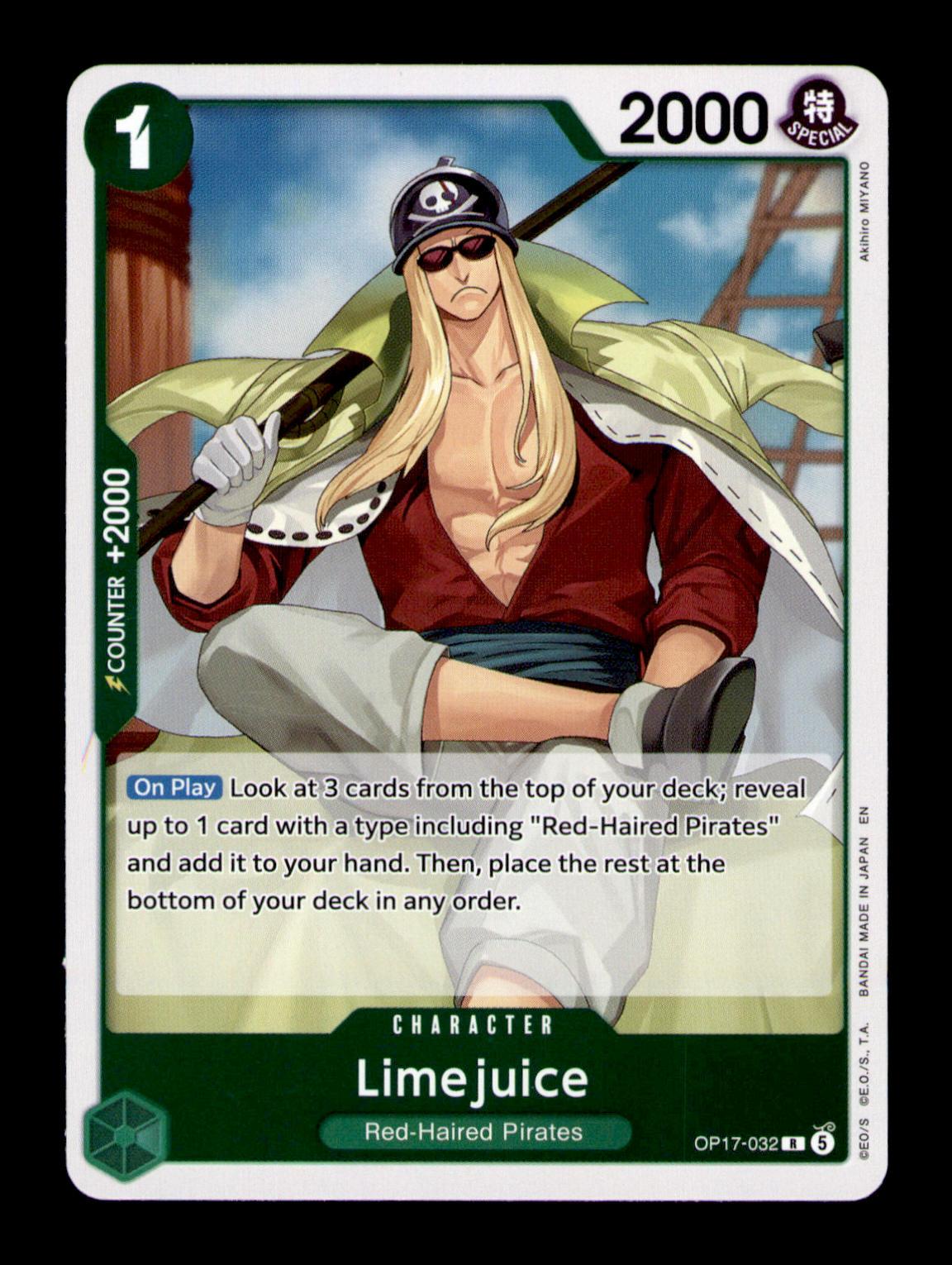 The World's Strongest Warriors #OP17-032 Limejuice