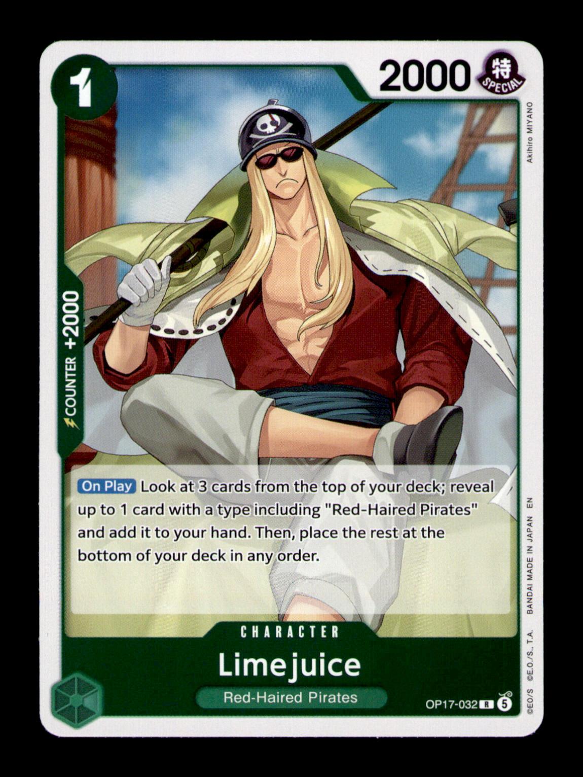 The World's Strongest Warriors #OP17-032 Limejuice