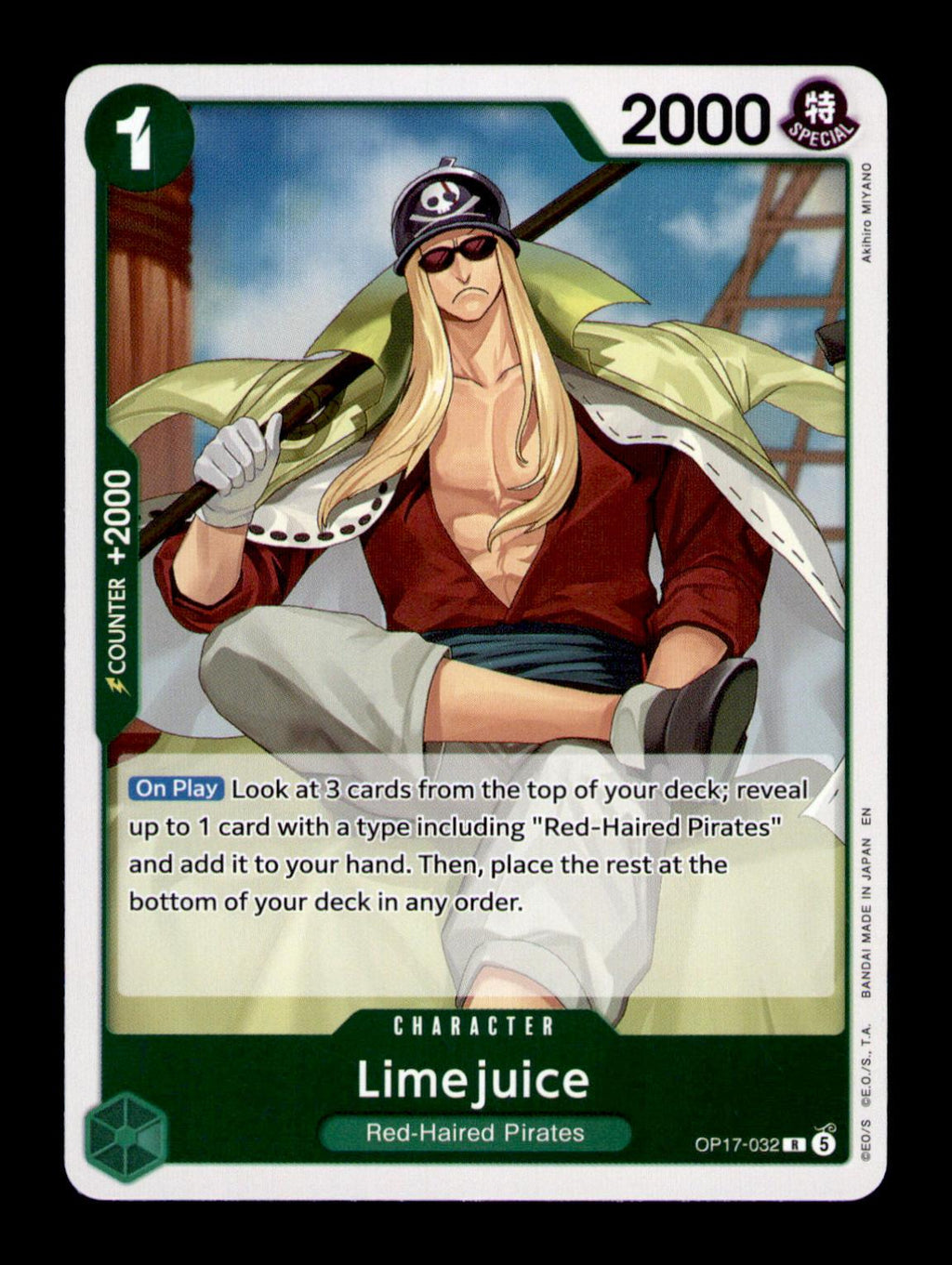 The World's Strongest Warriors #OP17-032 Limejuice