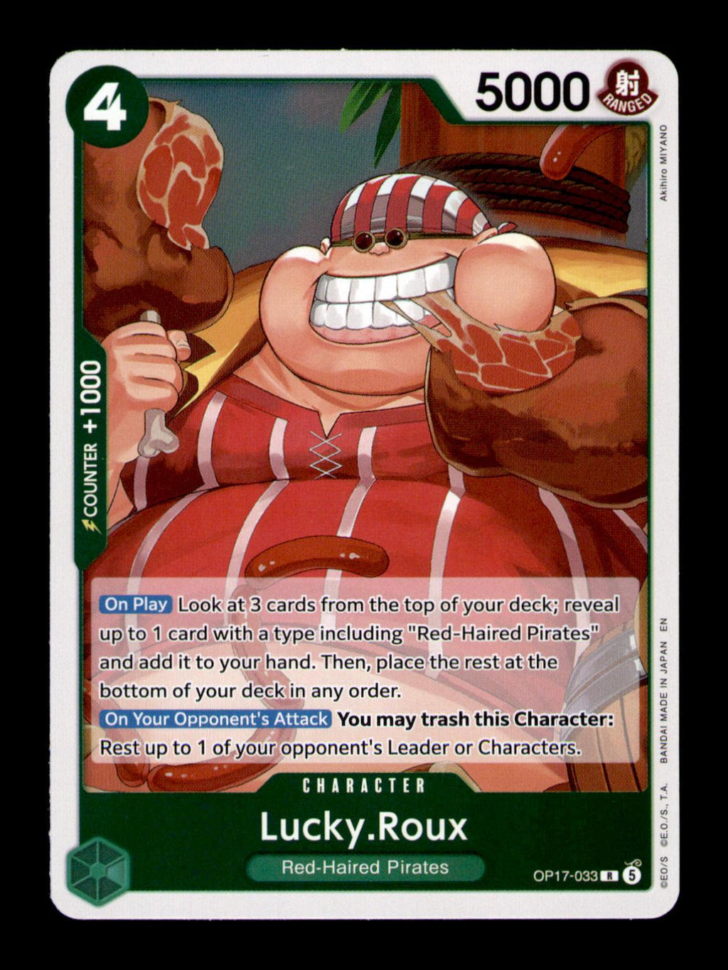 The World's Strongest Warriors #OP17-033 Lucky.Roux