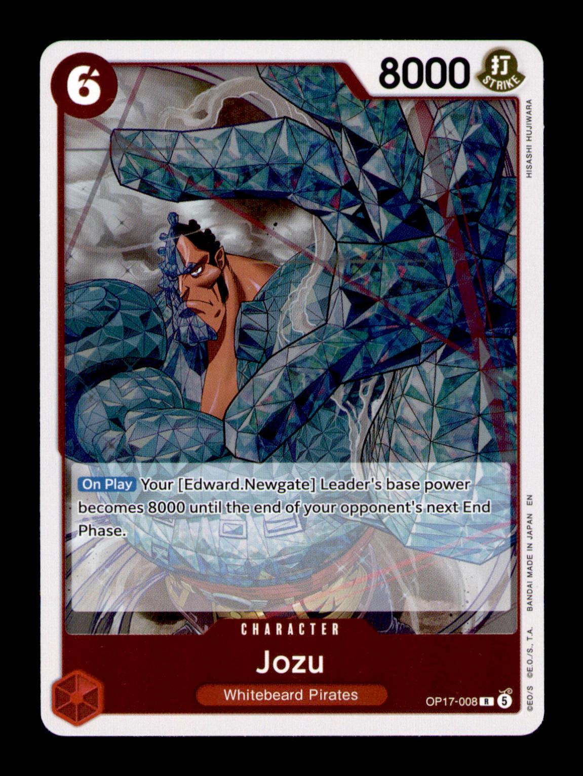 The World's Strongest Warriors #OP17-008 Jozu