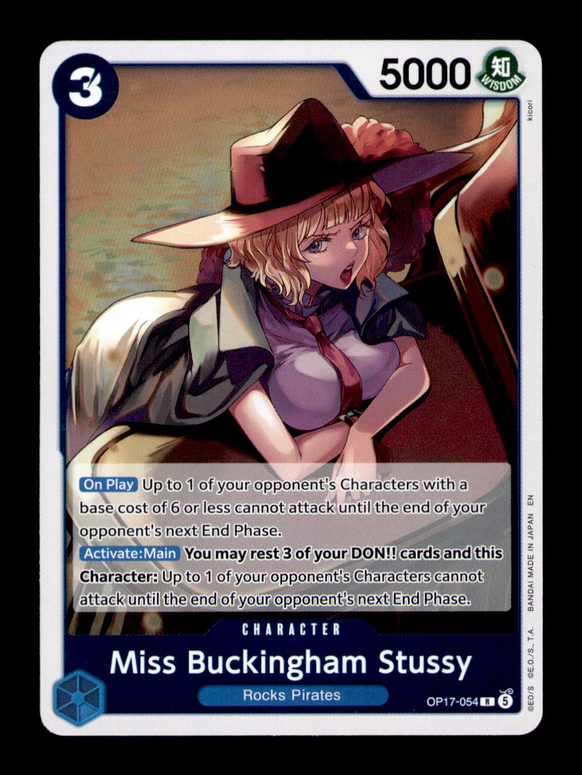 The World's Strongest Warriors #OP17-054 Miss Buckingham Stussy