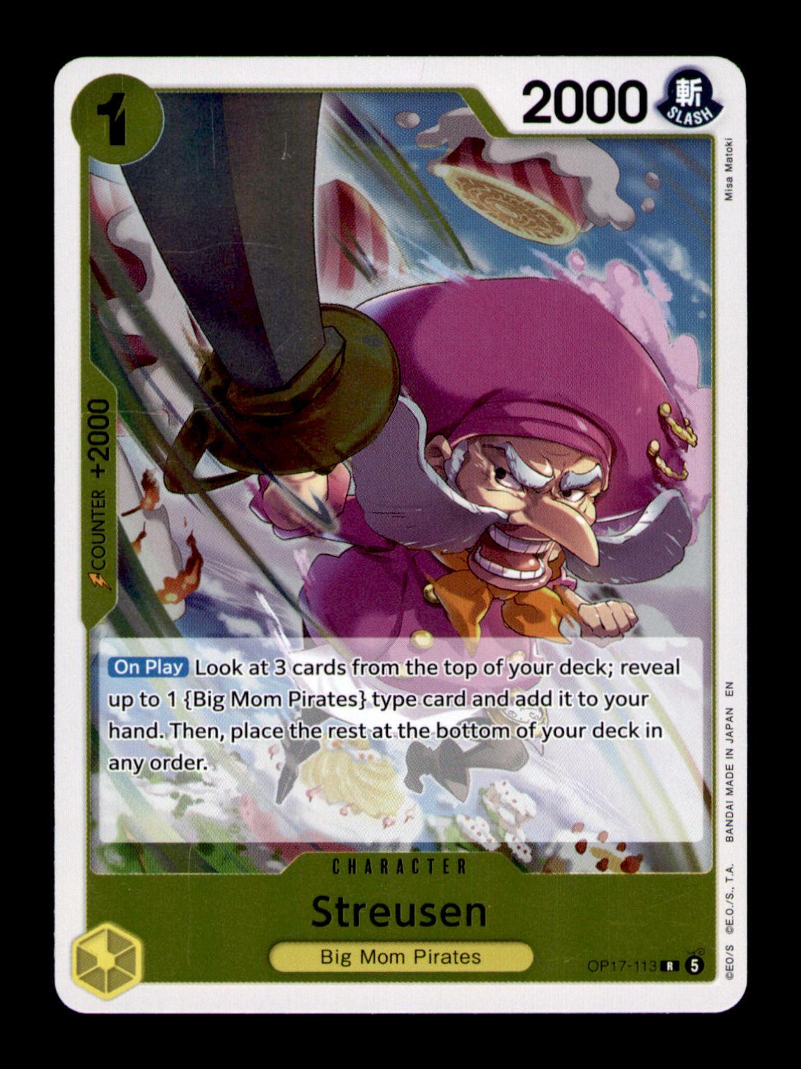The World's Strongest Warriors #OP17-113 Streusen (113)