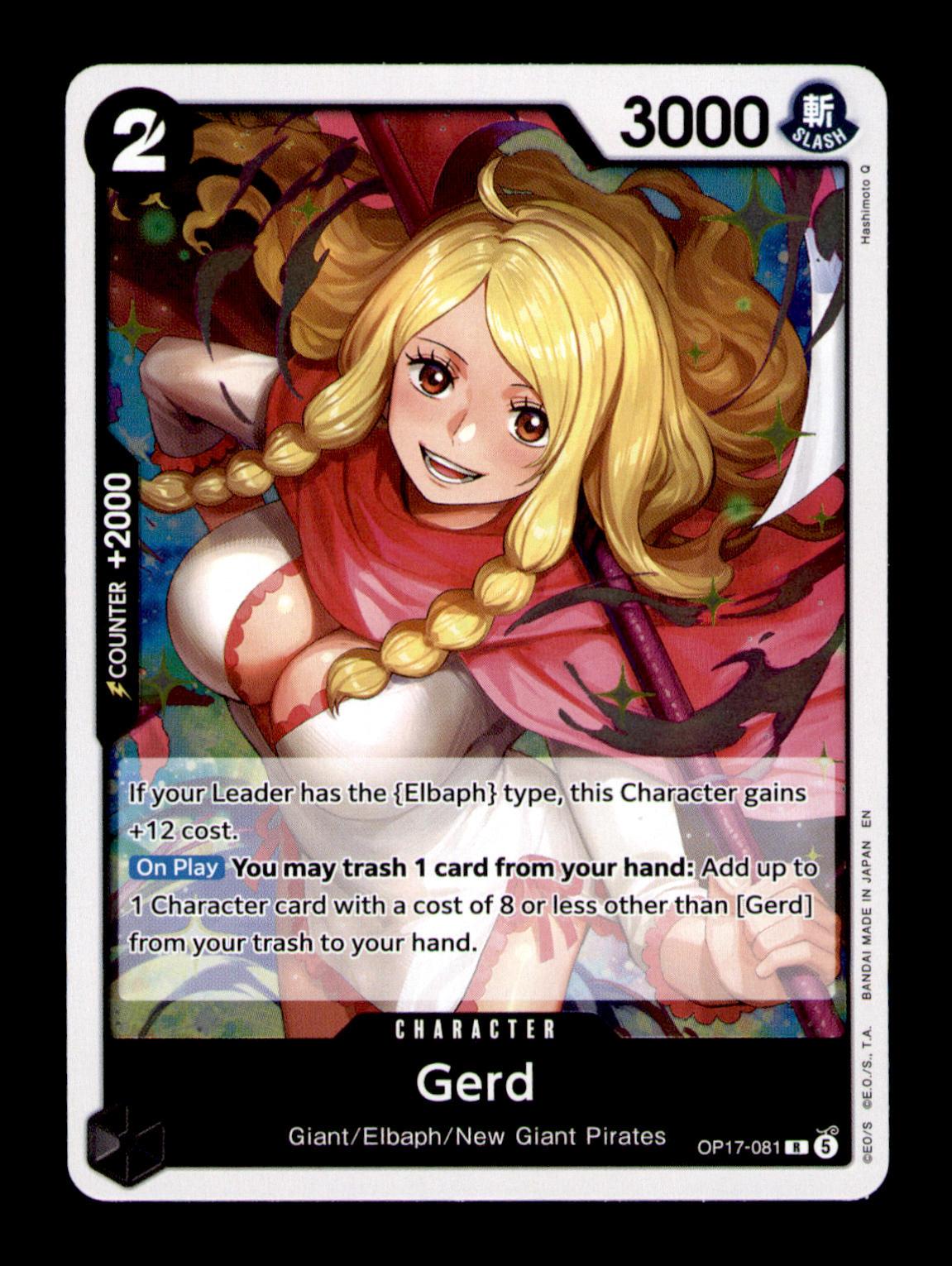 The World's Strongest Warriors #OP17-081 Gerd