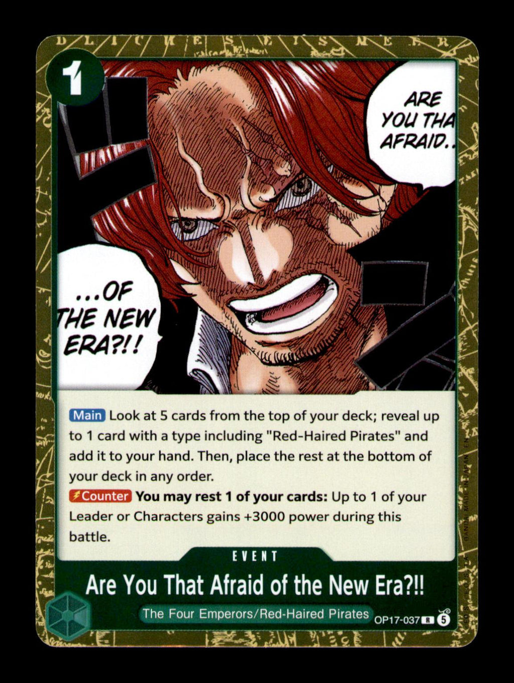 Emperors in the New World DON!! Card (Alternate Art)