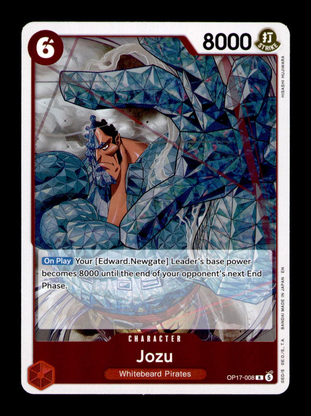 The World's Strongest Warriors #OP17-008 Jozu