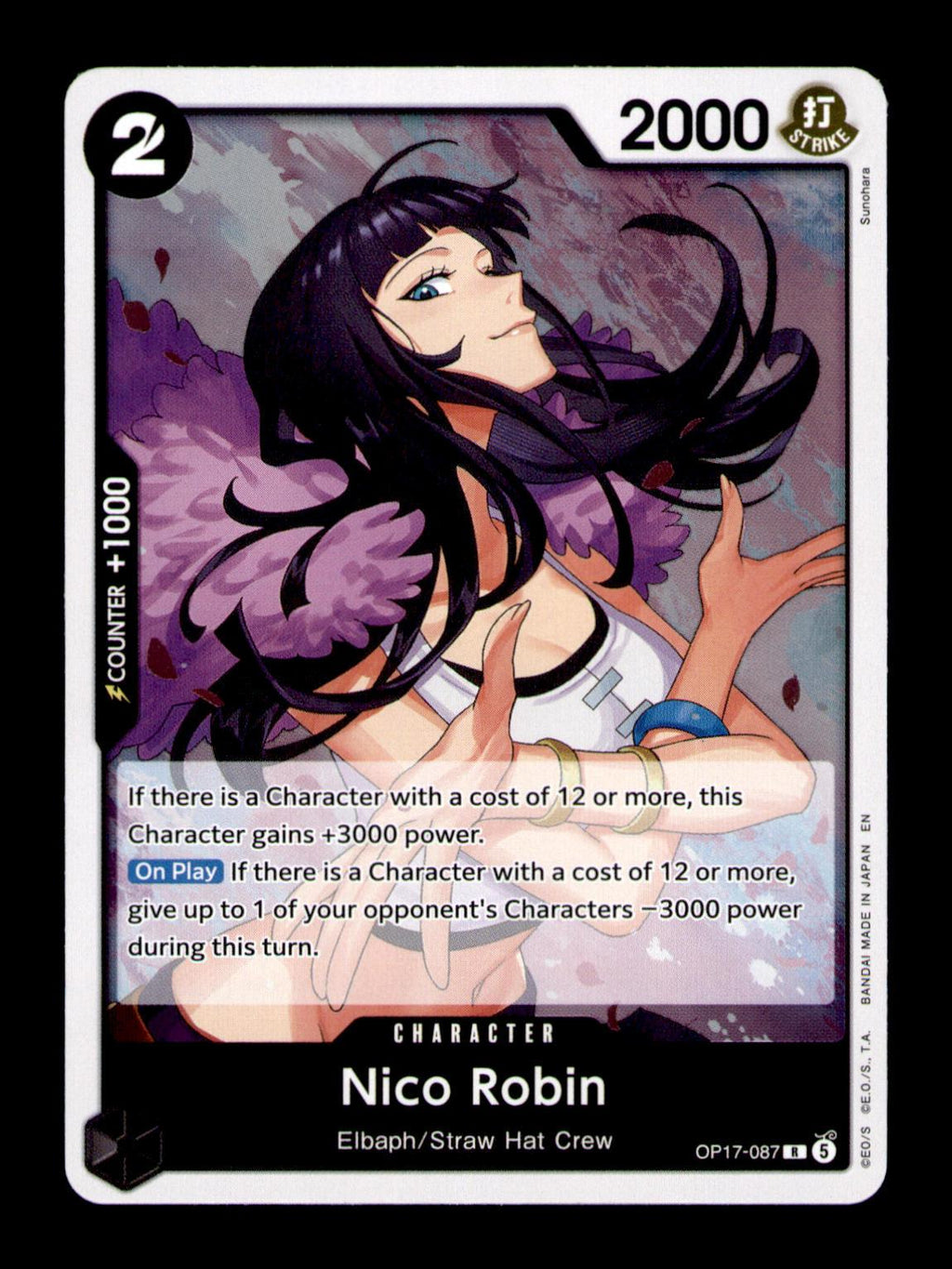The World's Strongest Warriors #OP17-087 Nico Robin