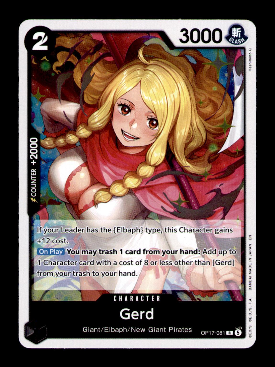 The World's Strongest Warriors #OP17-081 Gerd