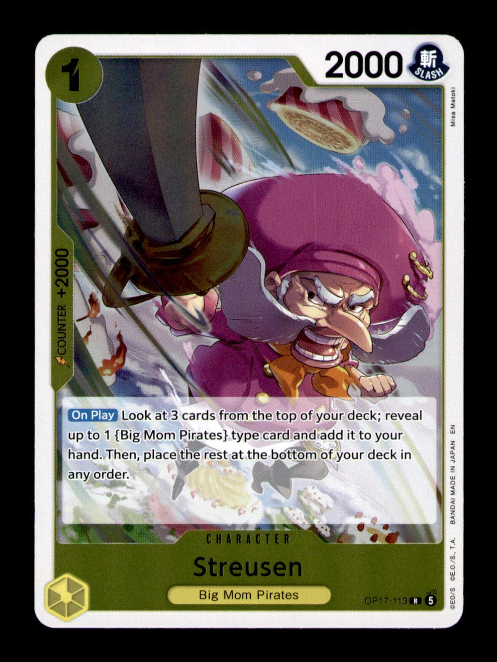 The World's Strongest Warriors #OP17-113 Streusen (113)