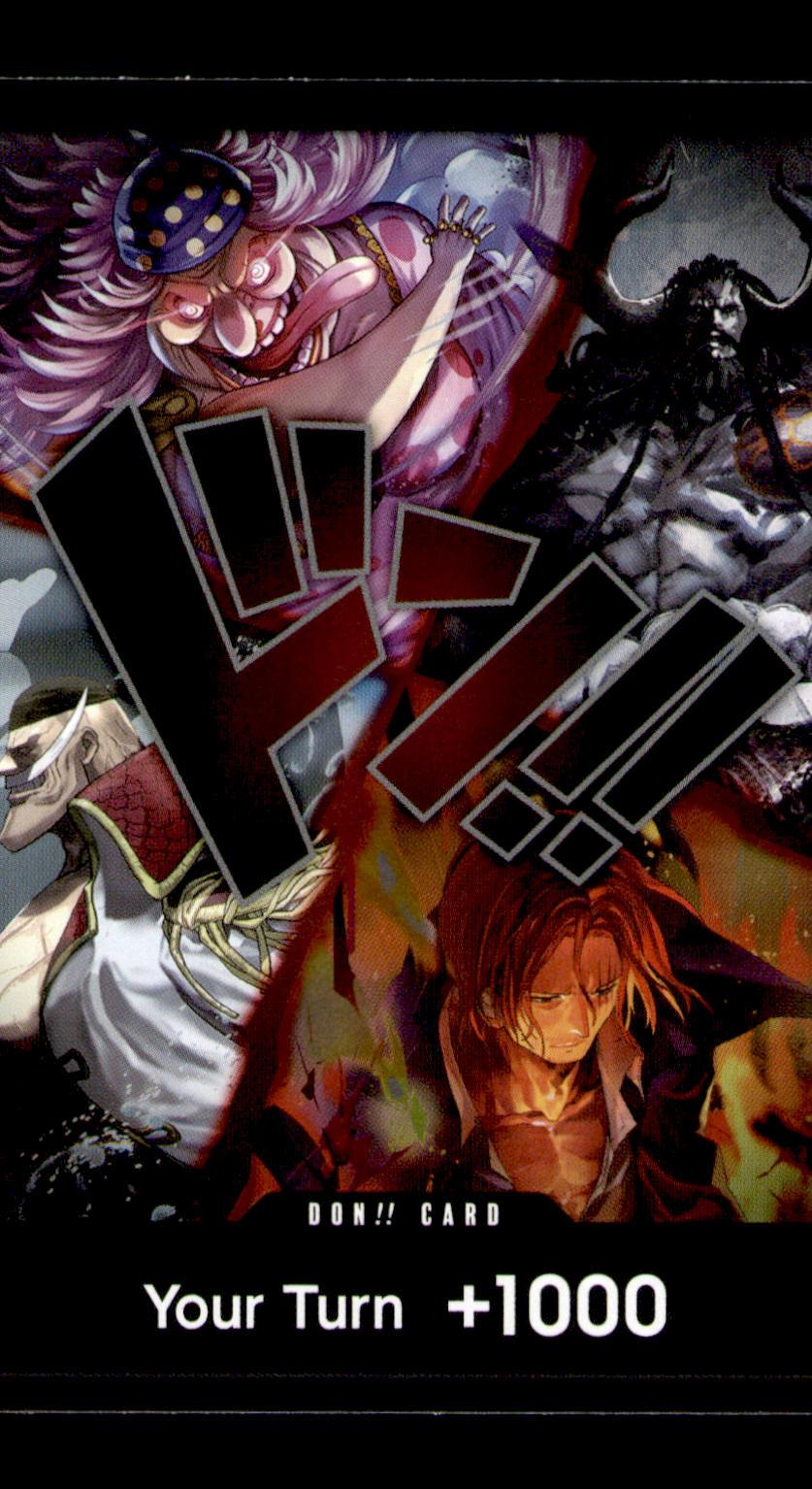 The World's Strongest Warriors DON!! Card (Alternate Art) (The Four Emperors)