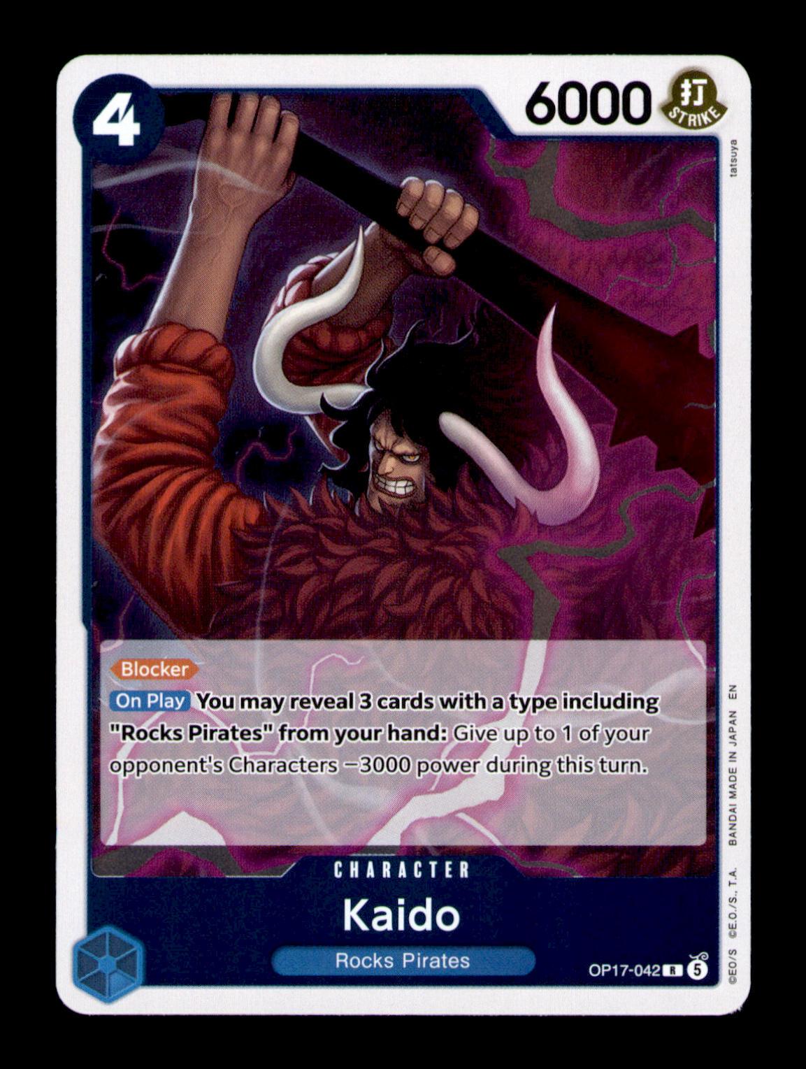 The World's Strongest Warriors #OP17-042 Kaido (042)