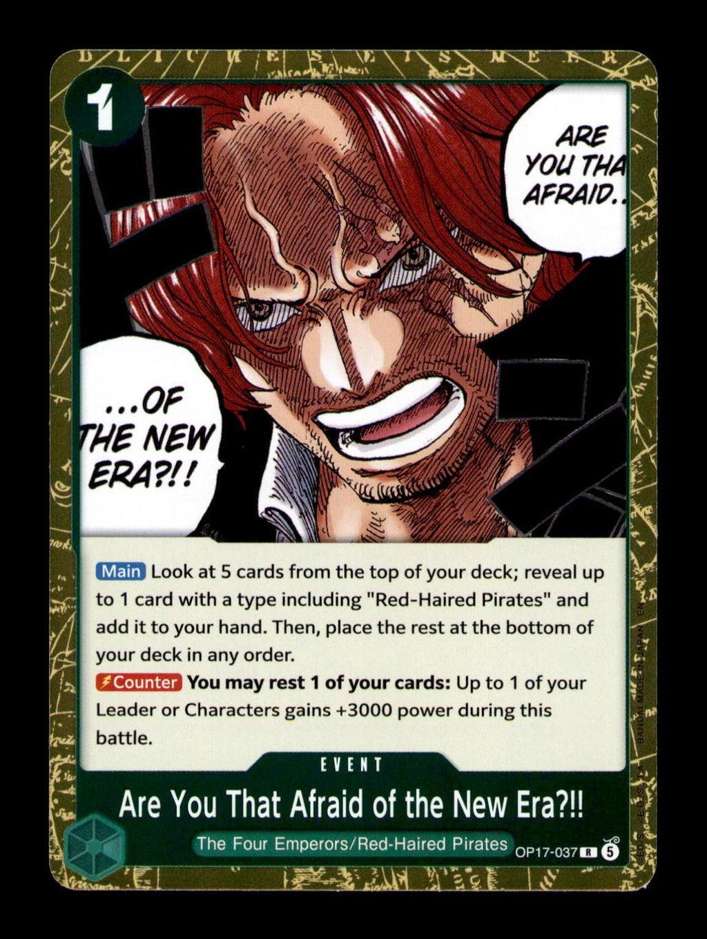 Emperors in the New World DON!! Card (Alternate Art)