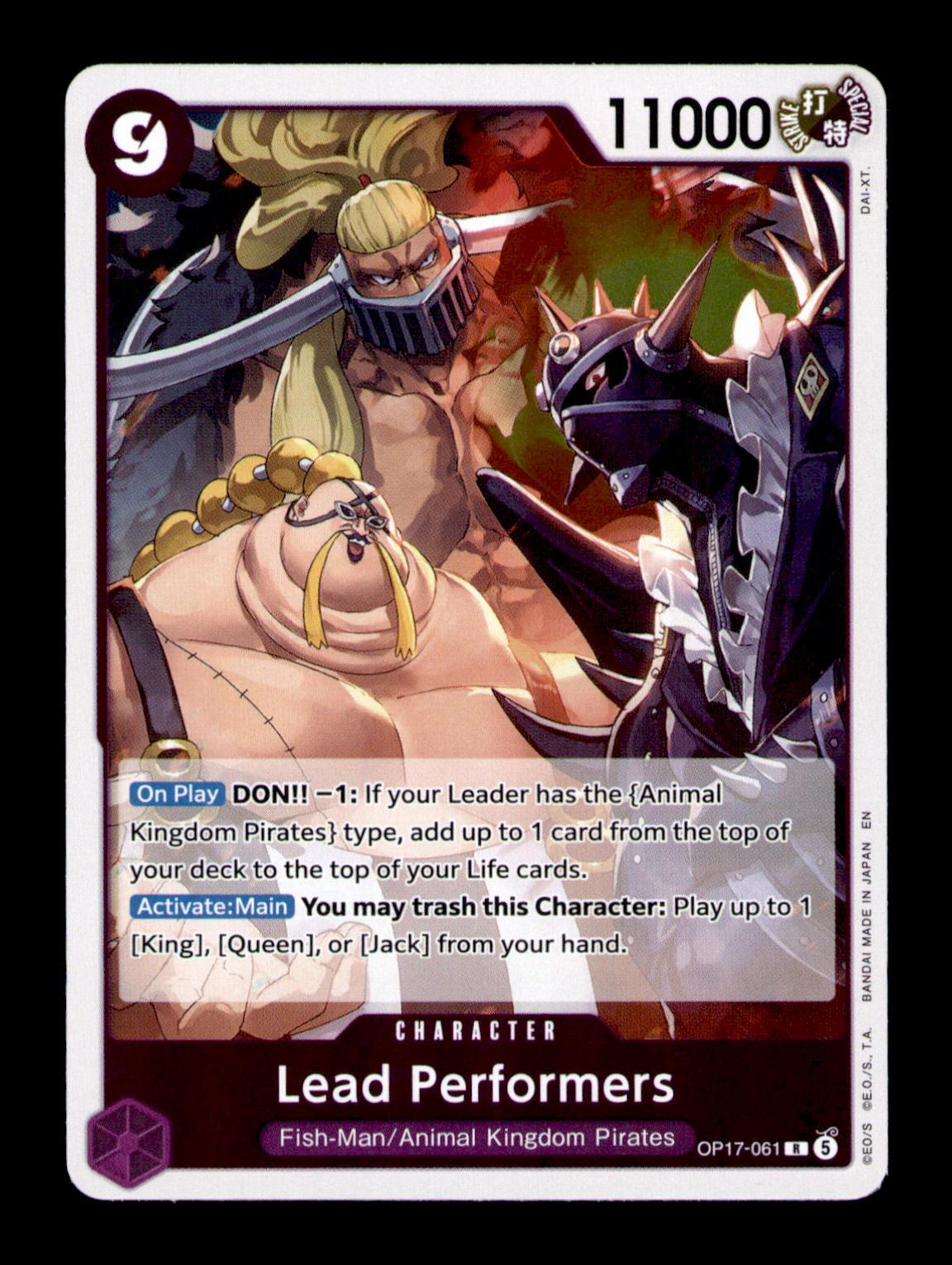 The World's Strongest Warriors #OP17-061 Lead Performers