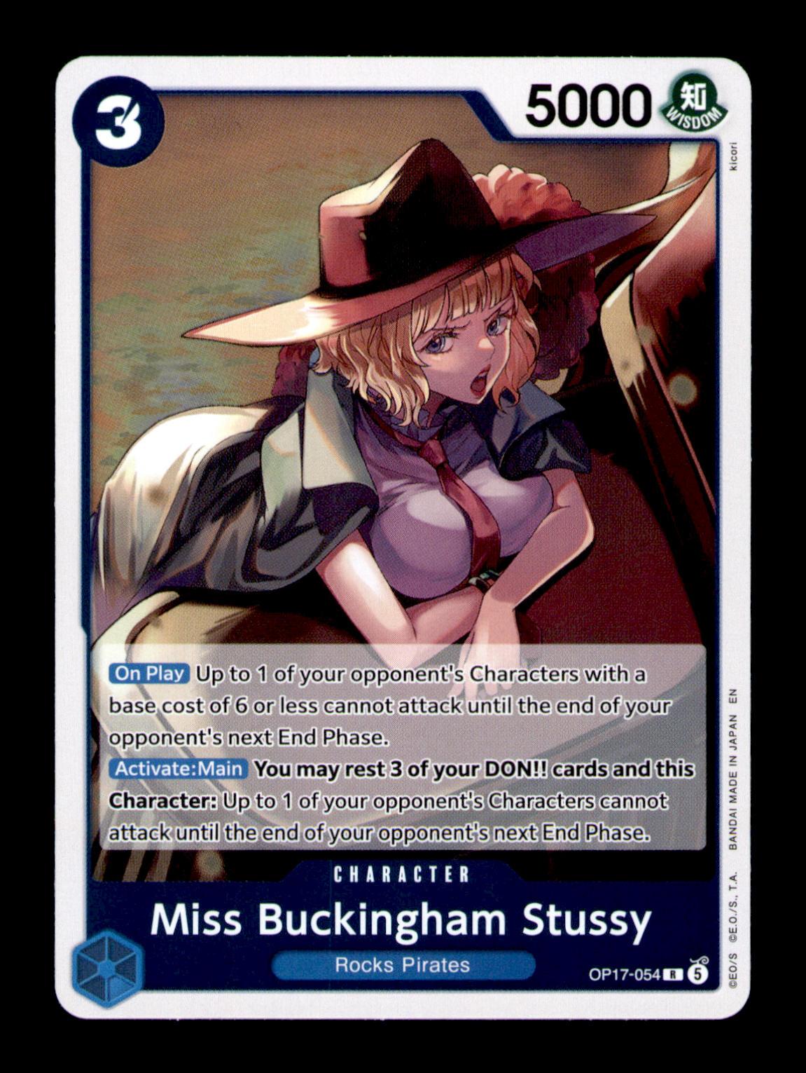 The World's Strongest Warriors #OP17-054 Miss Buckingham Stussy
