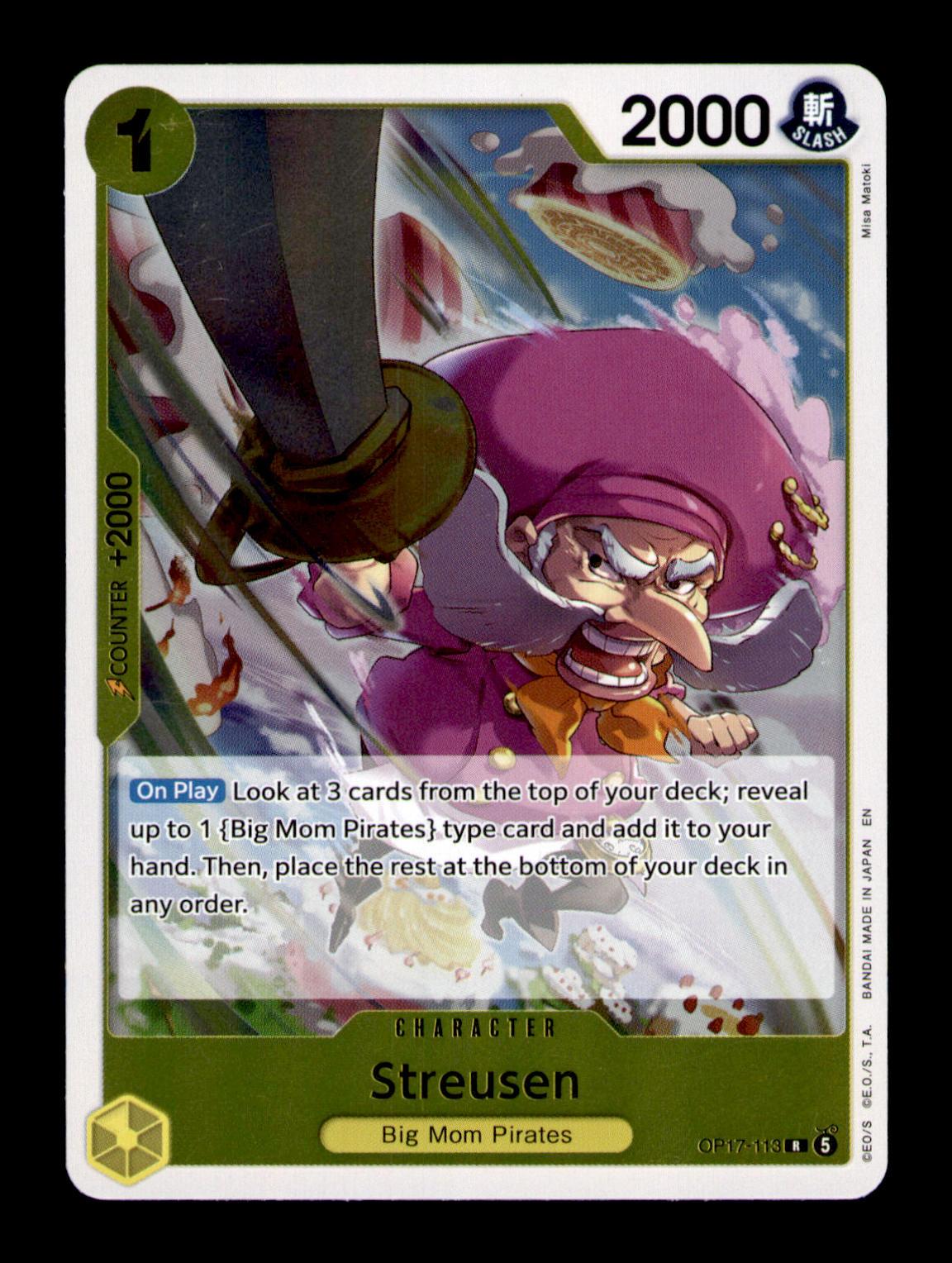 The World's Strongest Warriors #OP17-113 Streusen (113)