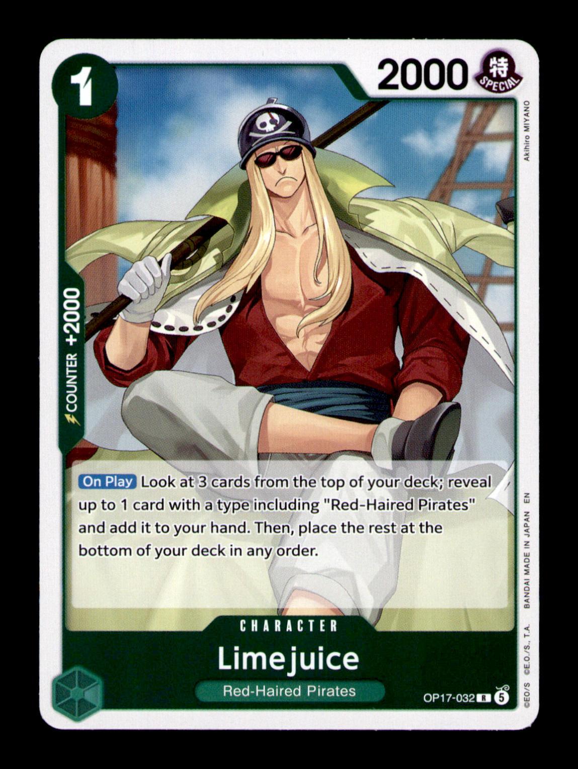 The World's Strongest Warriors #OP17-032 Limejuice