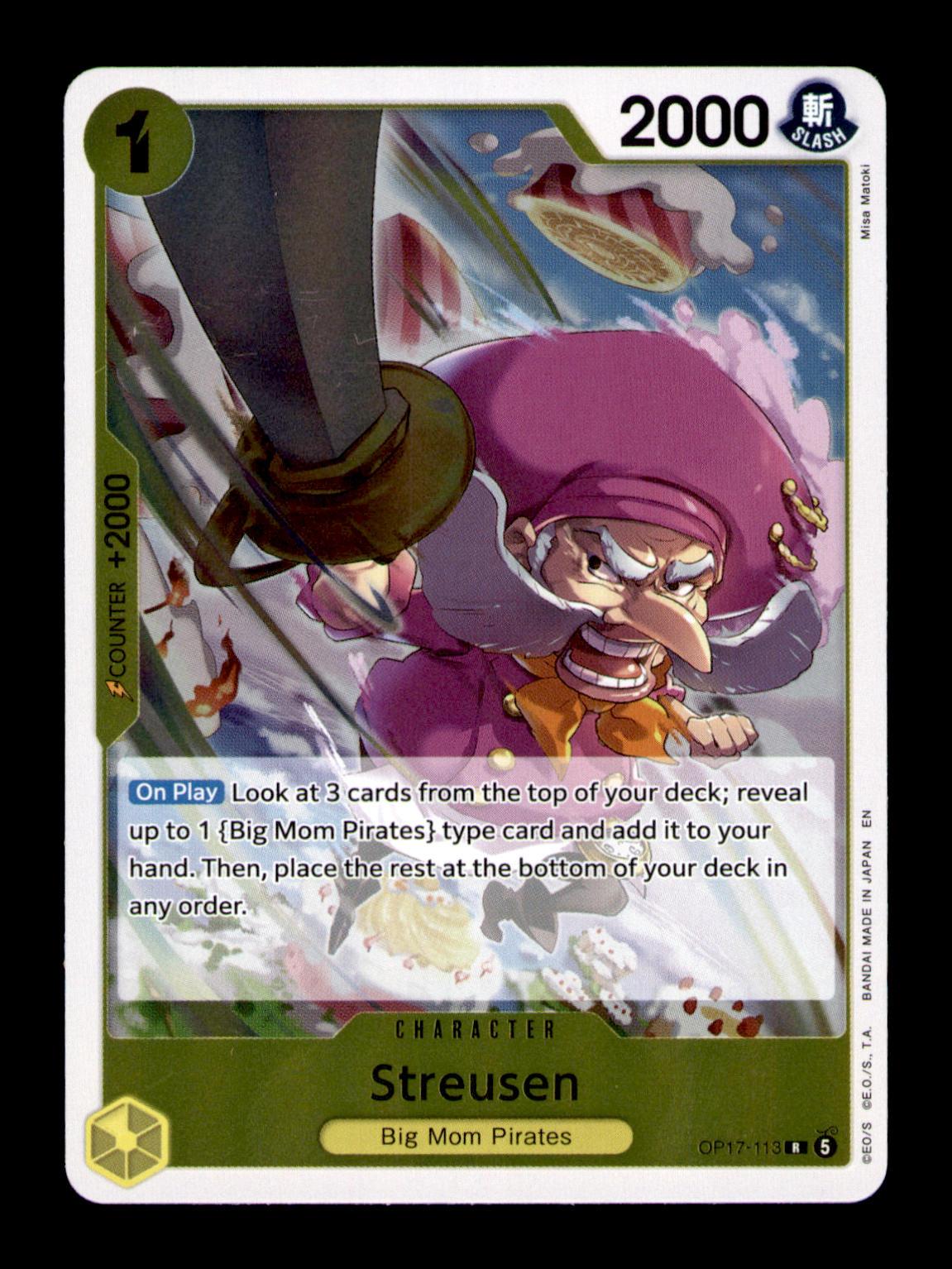 The World's Strongest Warriors #OP17-113 Streusen (113)