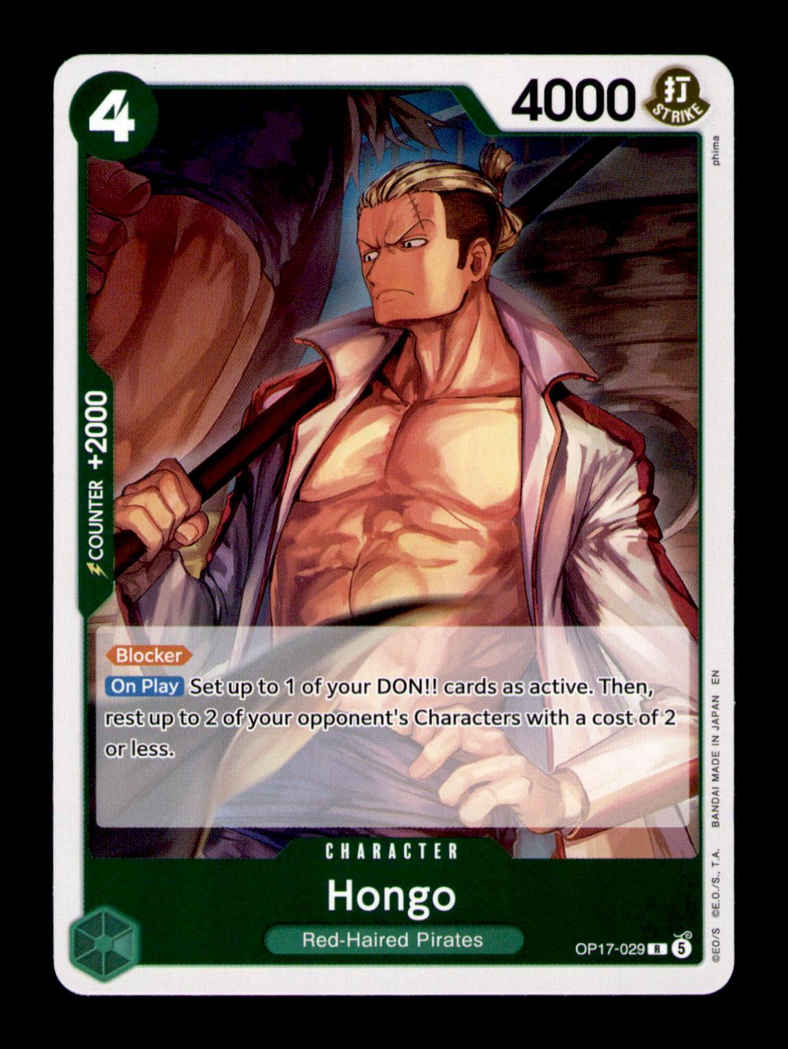 The World's Strongest Warriors #OP17-029 Hongo
