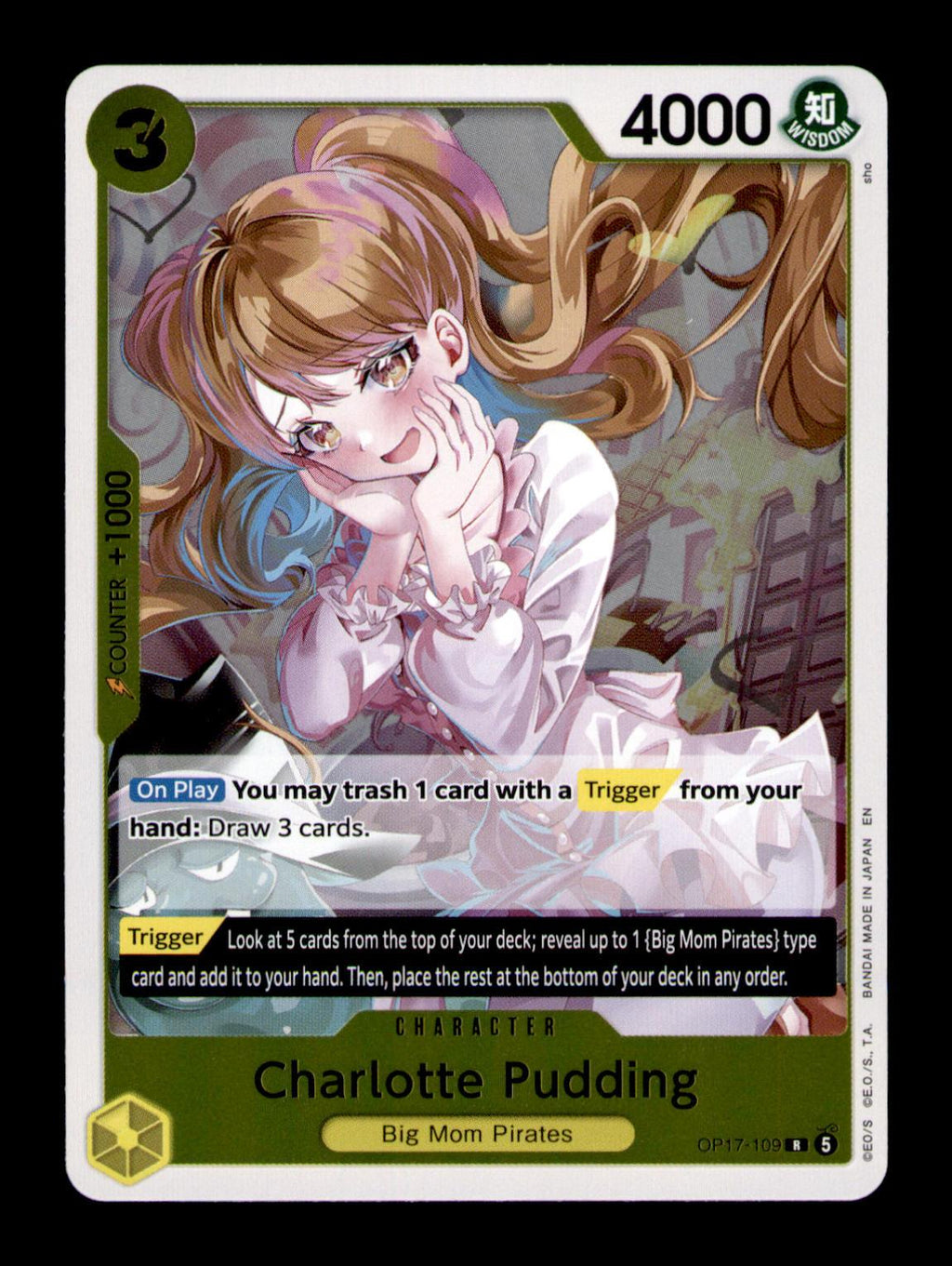 The World's Strongest Warriors #OP17-109 Charlotte Pudding
