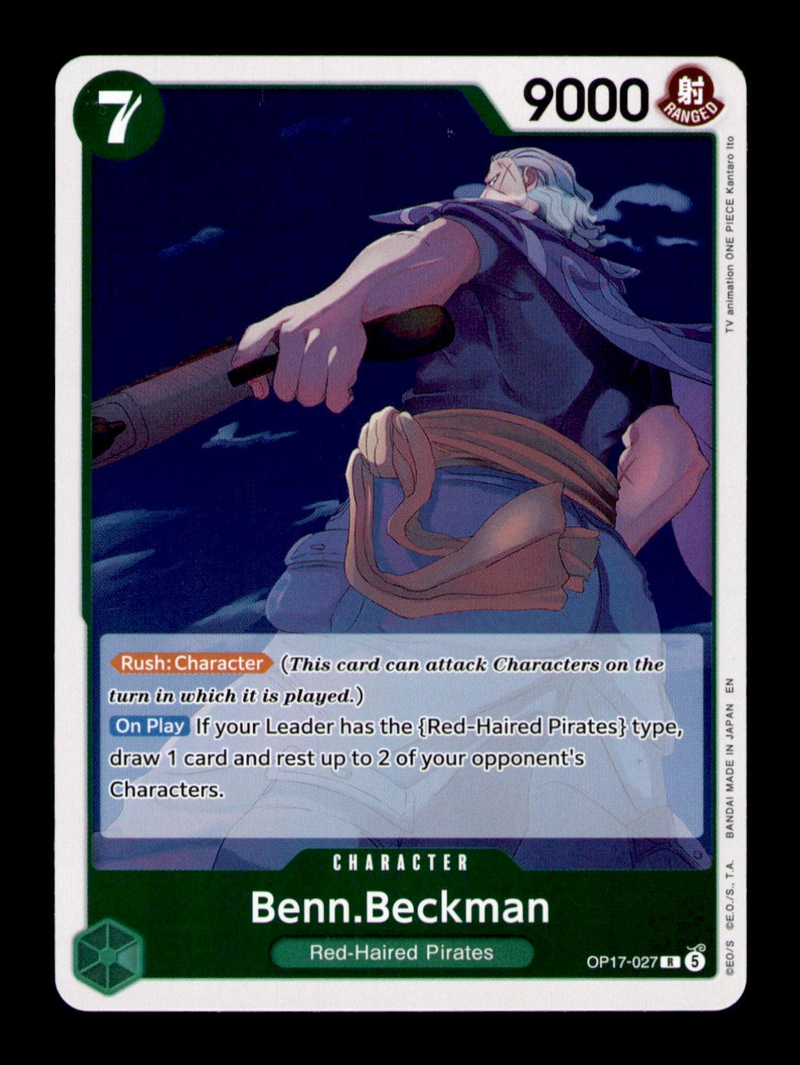 The World's Strongest Warriors #OP17-027 Benn.Beckman