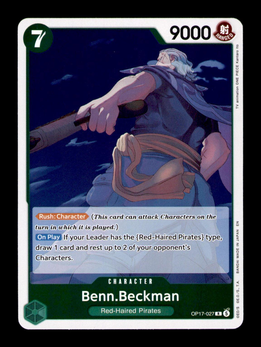 The World's Strongest Warriors #OP17-027 Benn.Beckman