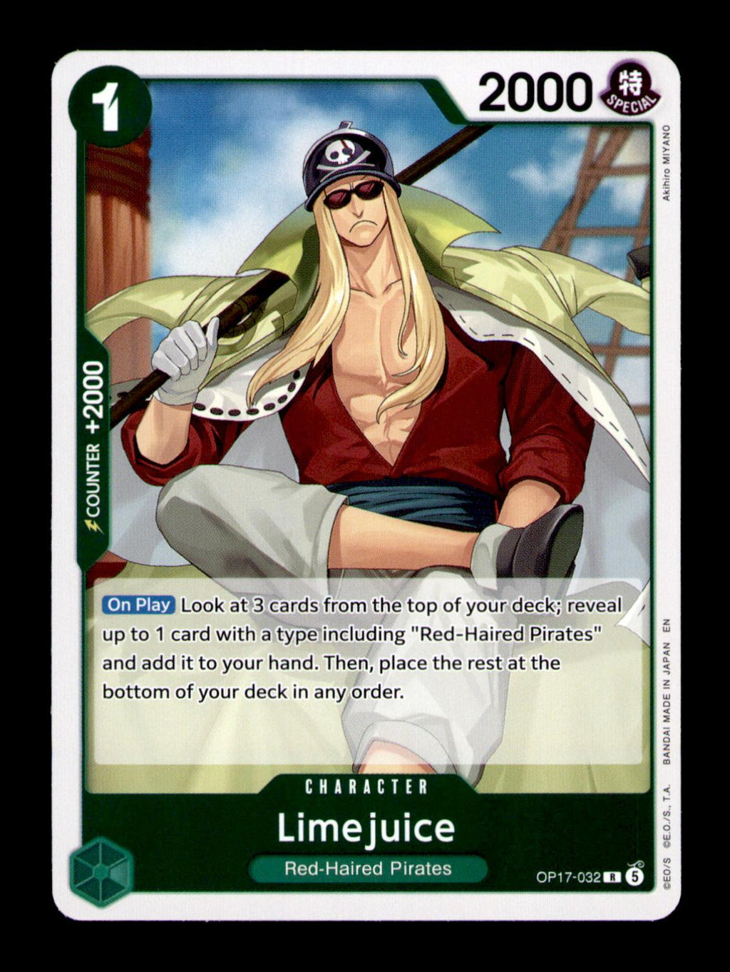 The World's Strongest Warriors #OP17-032 Limejuice