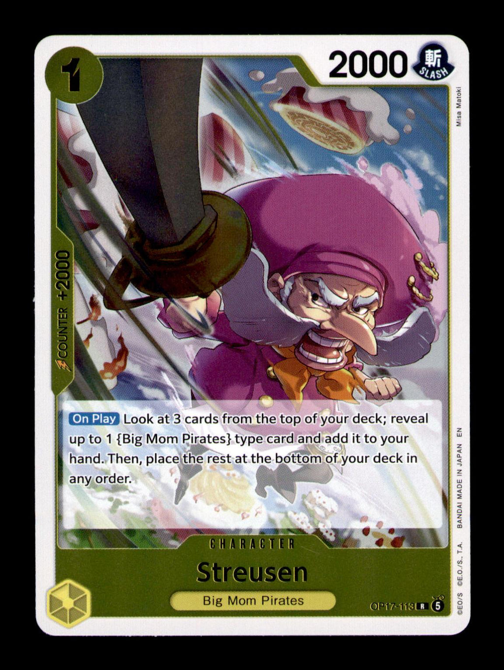 The World's Strongest Warriors #OP17-113 Streusen (113)