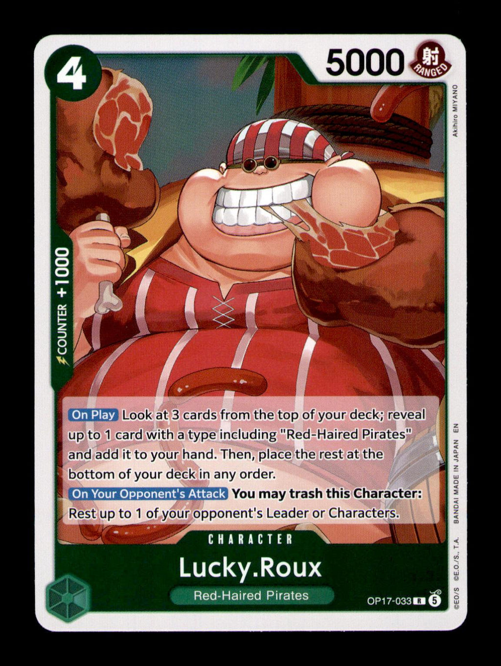 The World's Strongest Warriors #OP17-033 Lucky.Roux
