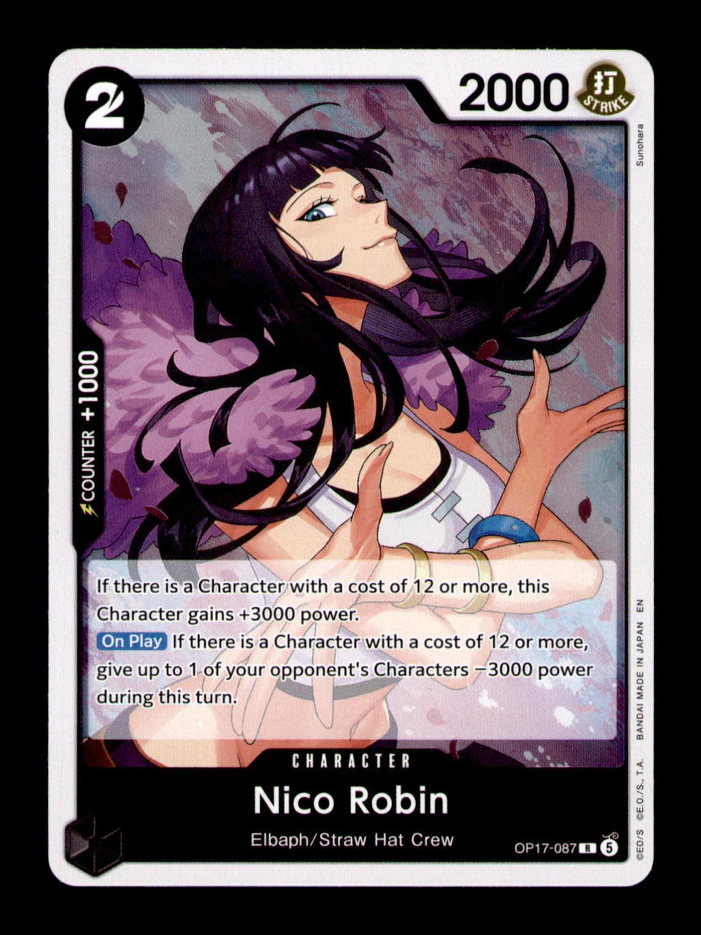 The World's Strongest Warriors #OP17-087 Nico Robin