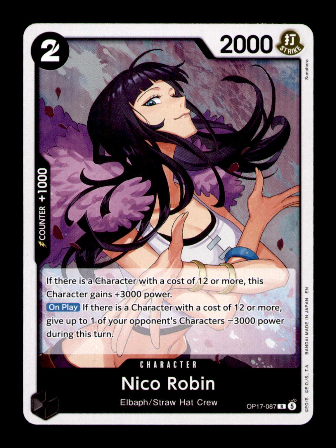The World's Strongest Warriors #OP17-087 Nico Robin