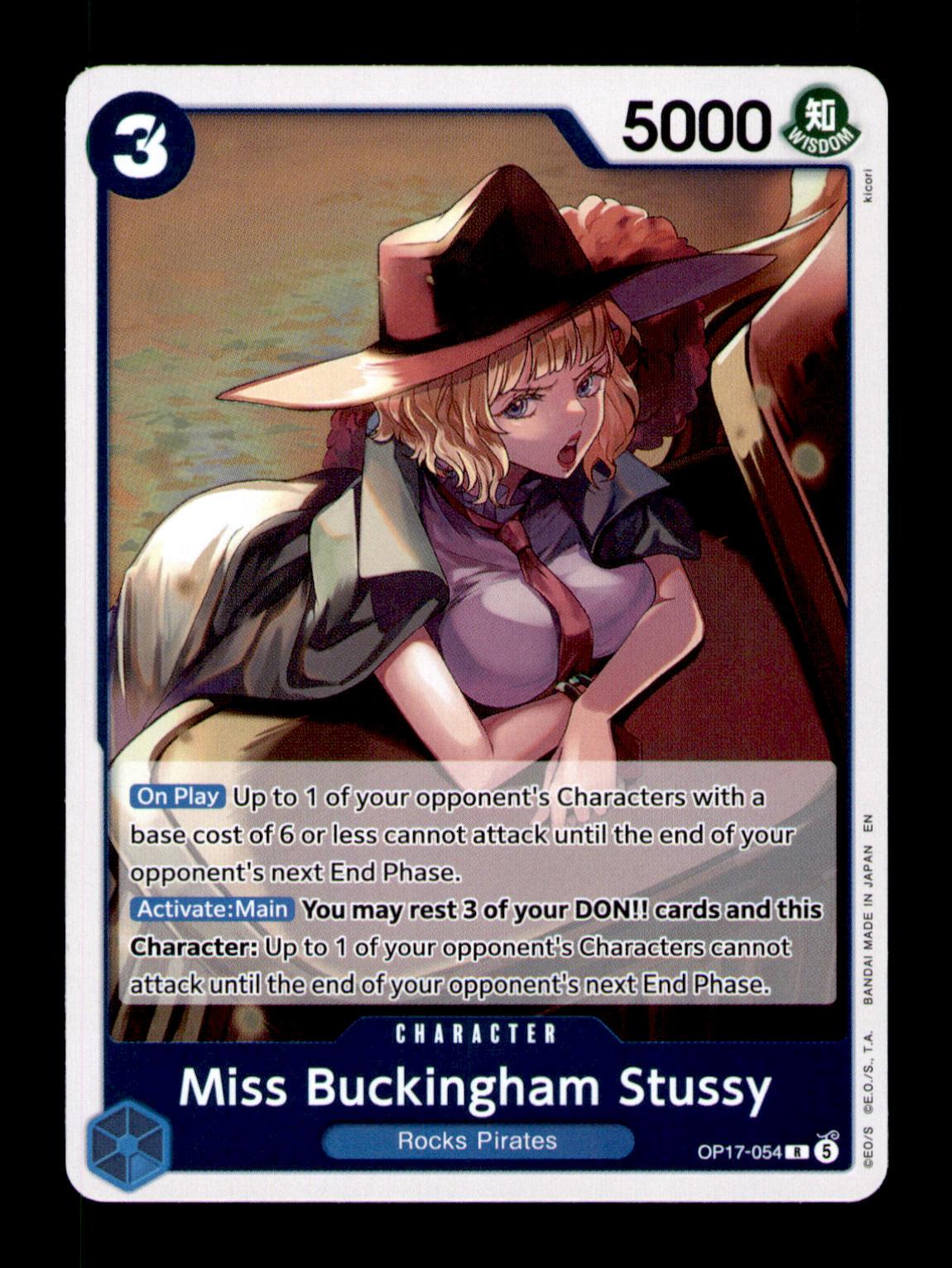 The World's Strongest Warriors #OP17-054 Miss Buckingham Stussy