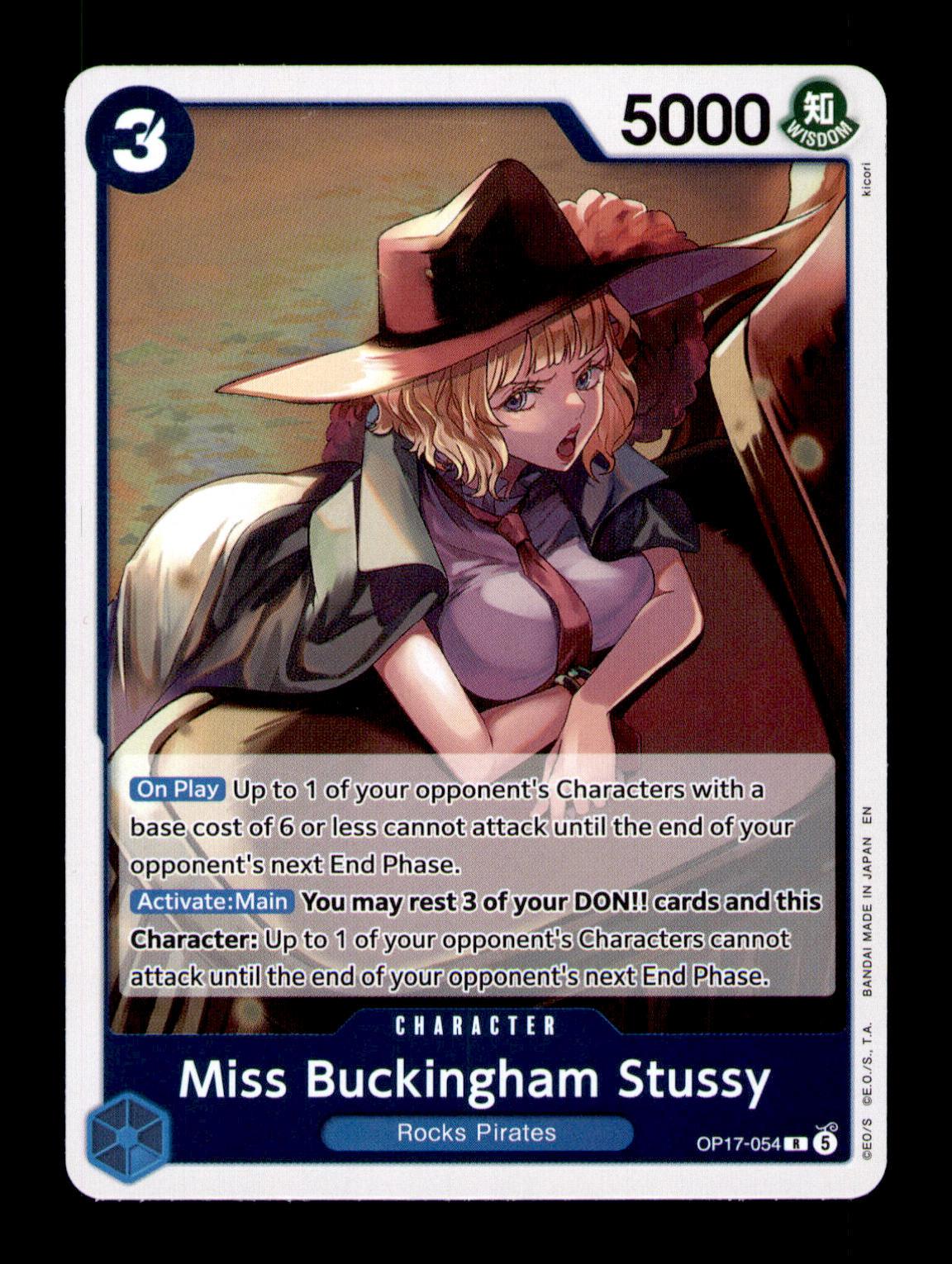 The World's Strongest Warriors #OP17-054 Miss Buckingham Stussy