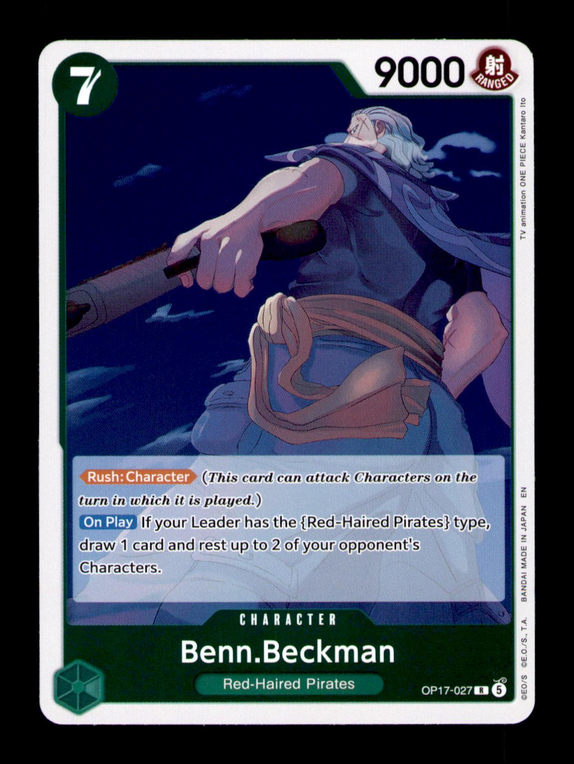 The World's Strongest Warriors #OP17-027 Benn.Beckman