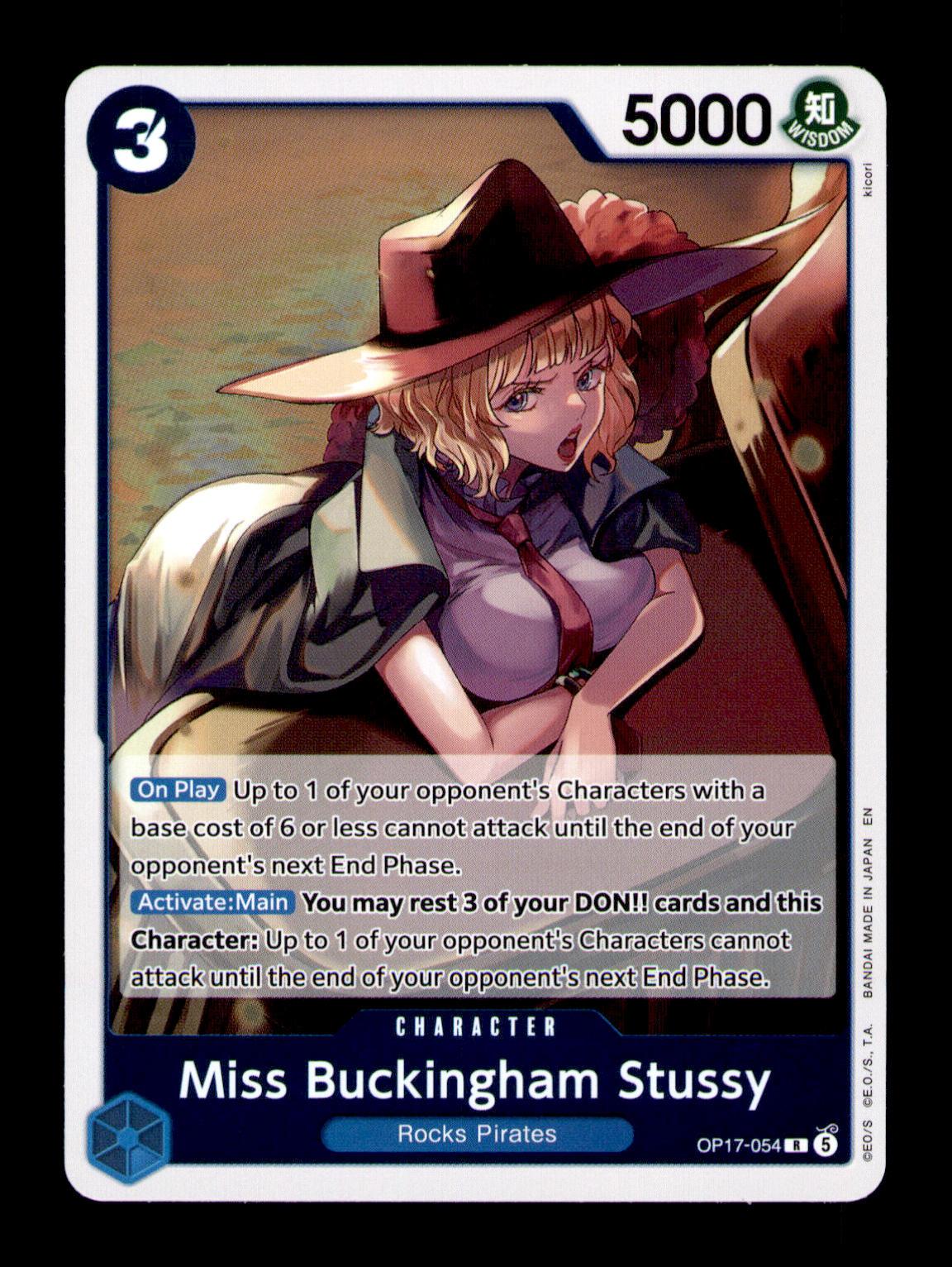 The World's Strongest Warriors #OP17-054 Miss Buckingham Stussy