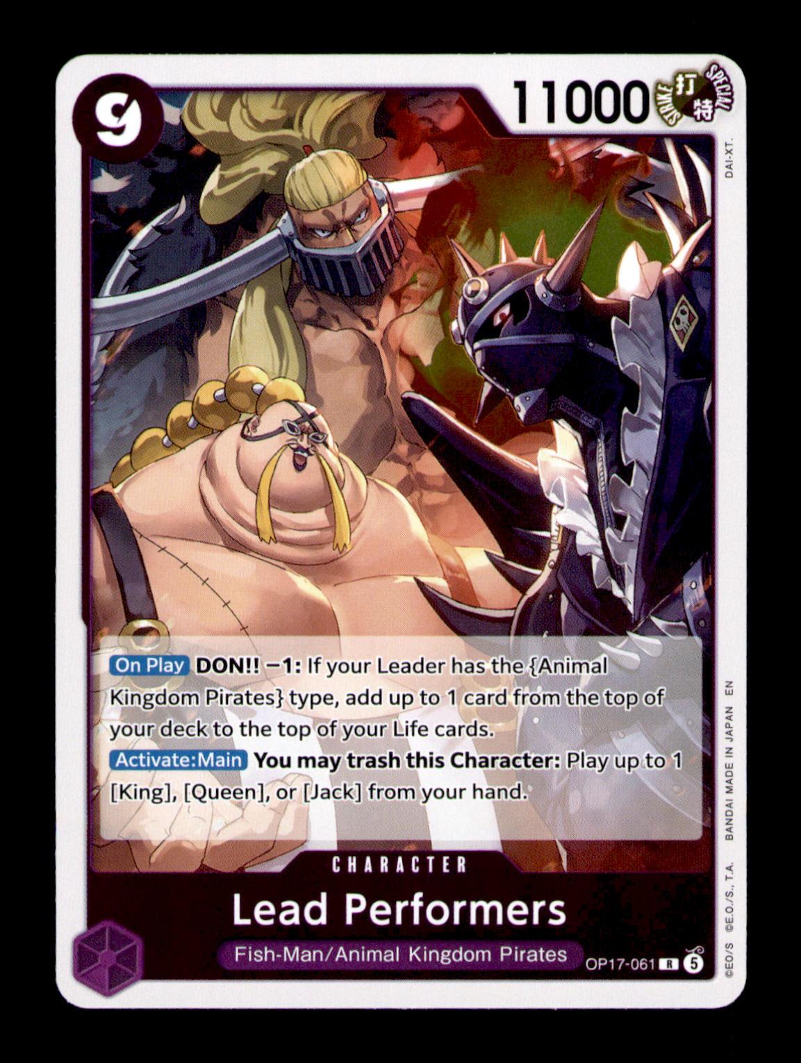 The World's Strongest Warriors #OP17-061 Lead Performers