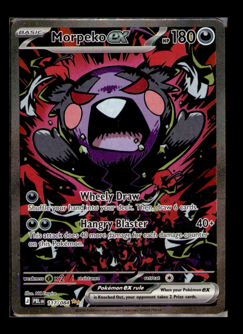 ME05: Pitch Black #117/084 Morpeko ex
