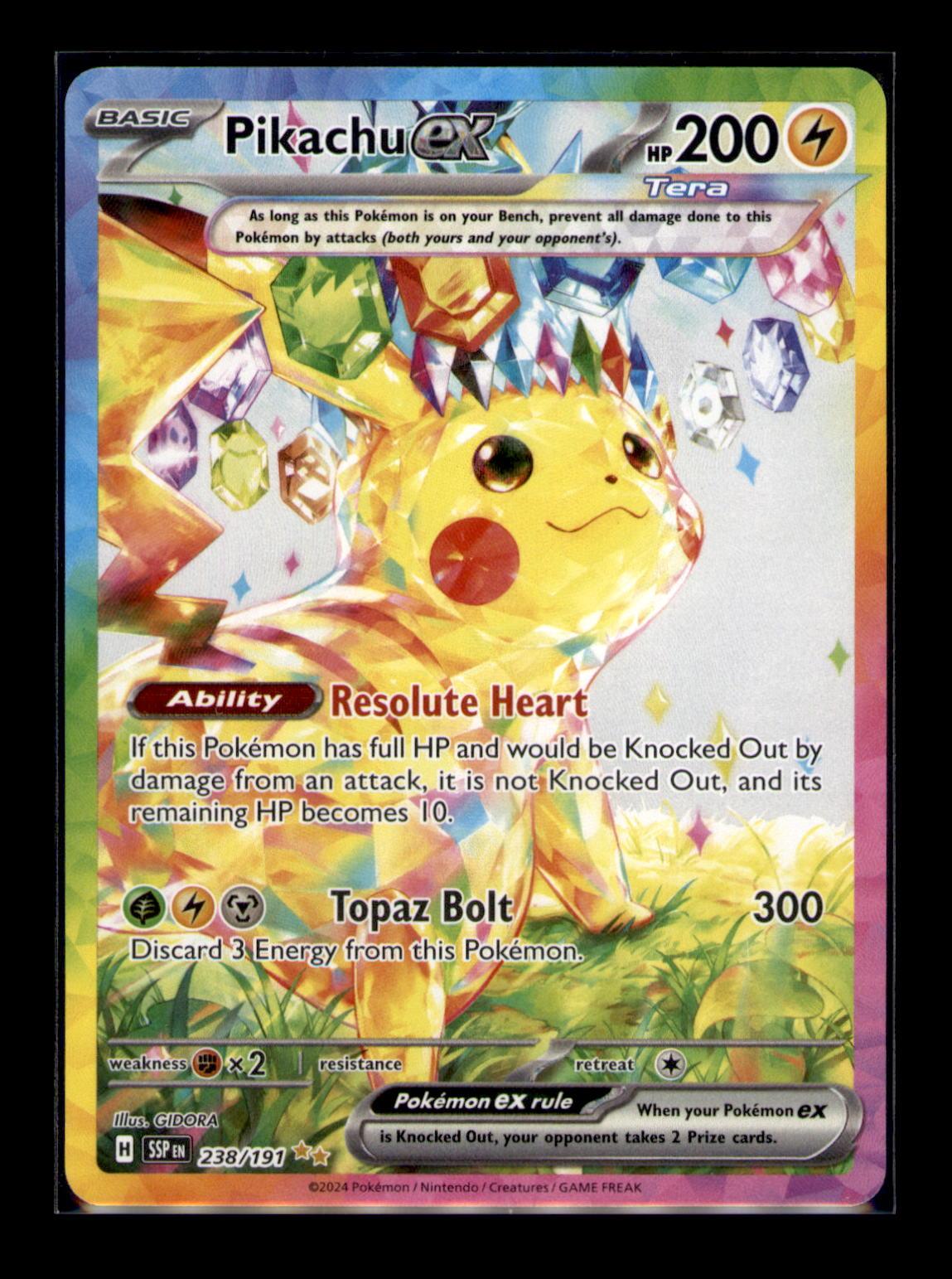 SV08: Surging Sparks #238/191 Pikachu ex