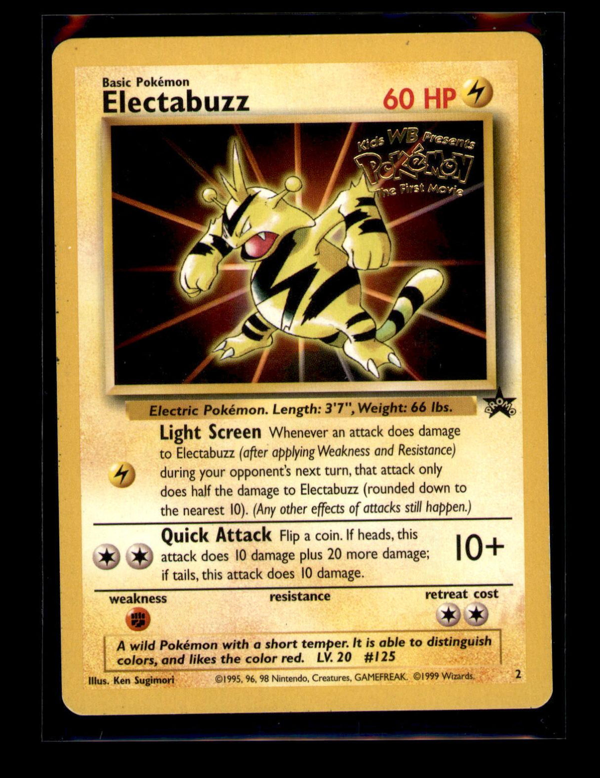 WoTC Promo #02/53 Electabuzz (Movie Promo)