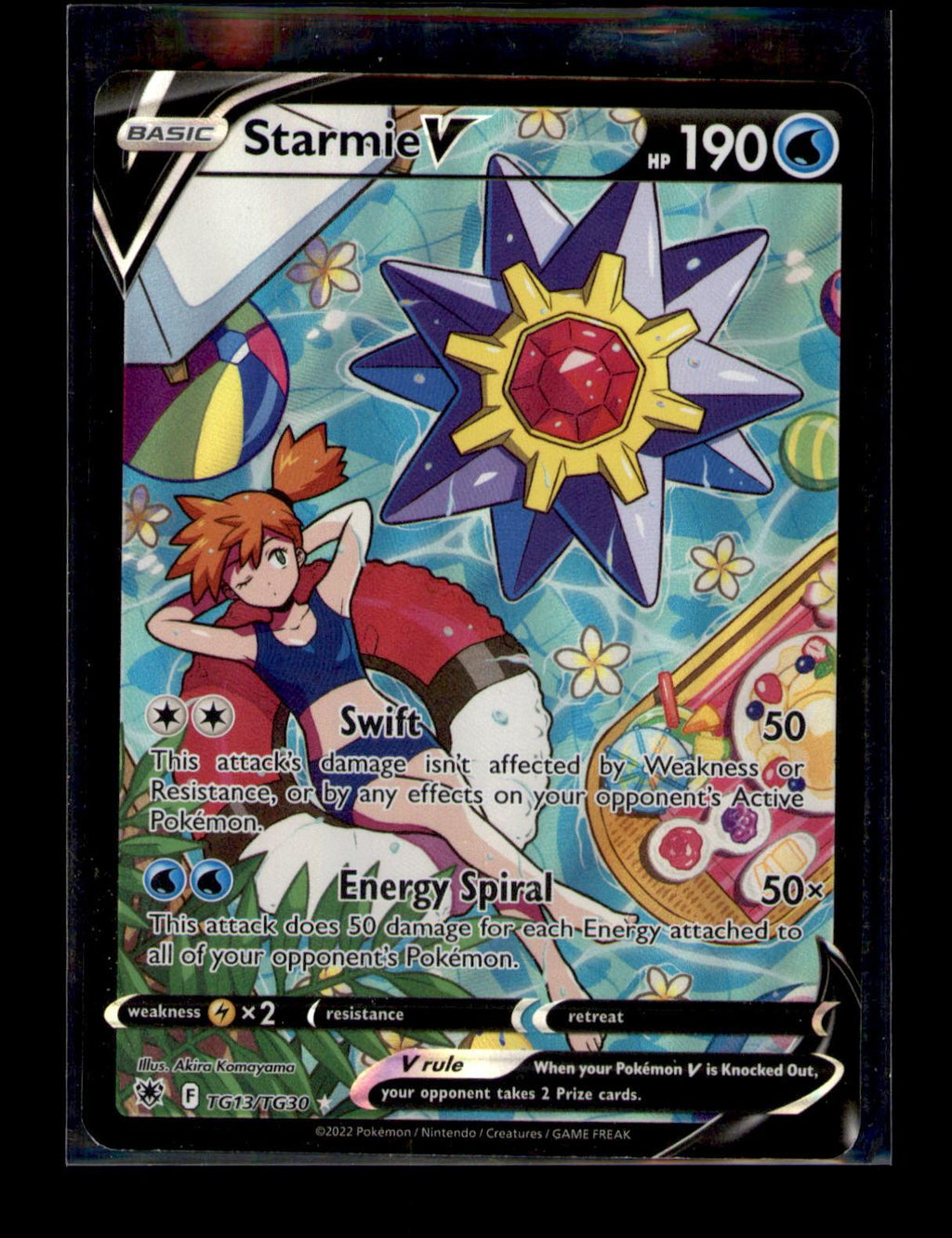 SWSH10: Astral Radiance Trainer Gallery #TG13/TG30 Starmie V