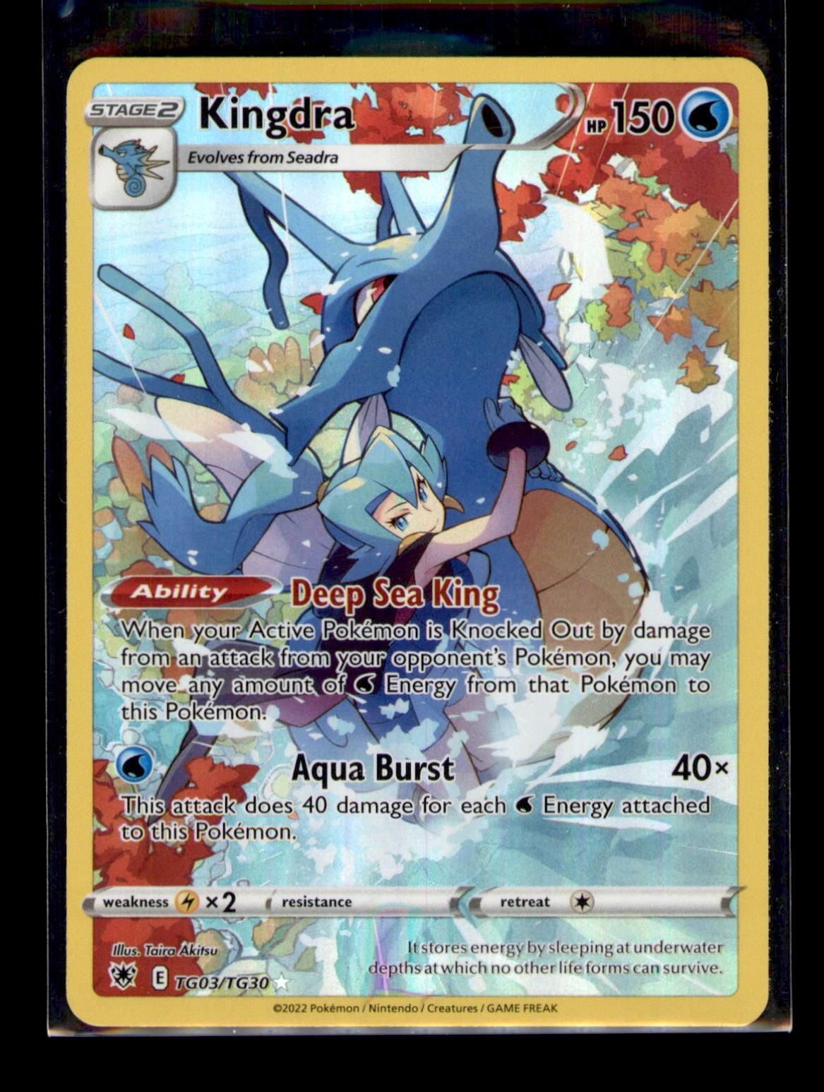 SWSH10: Astral Radiance Trainer Gallery #TG03/TG30 Kingdra