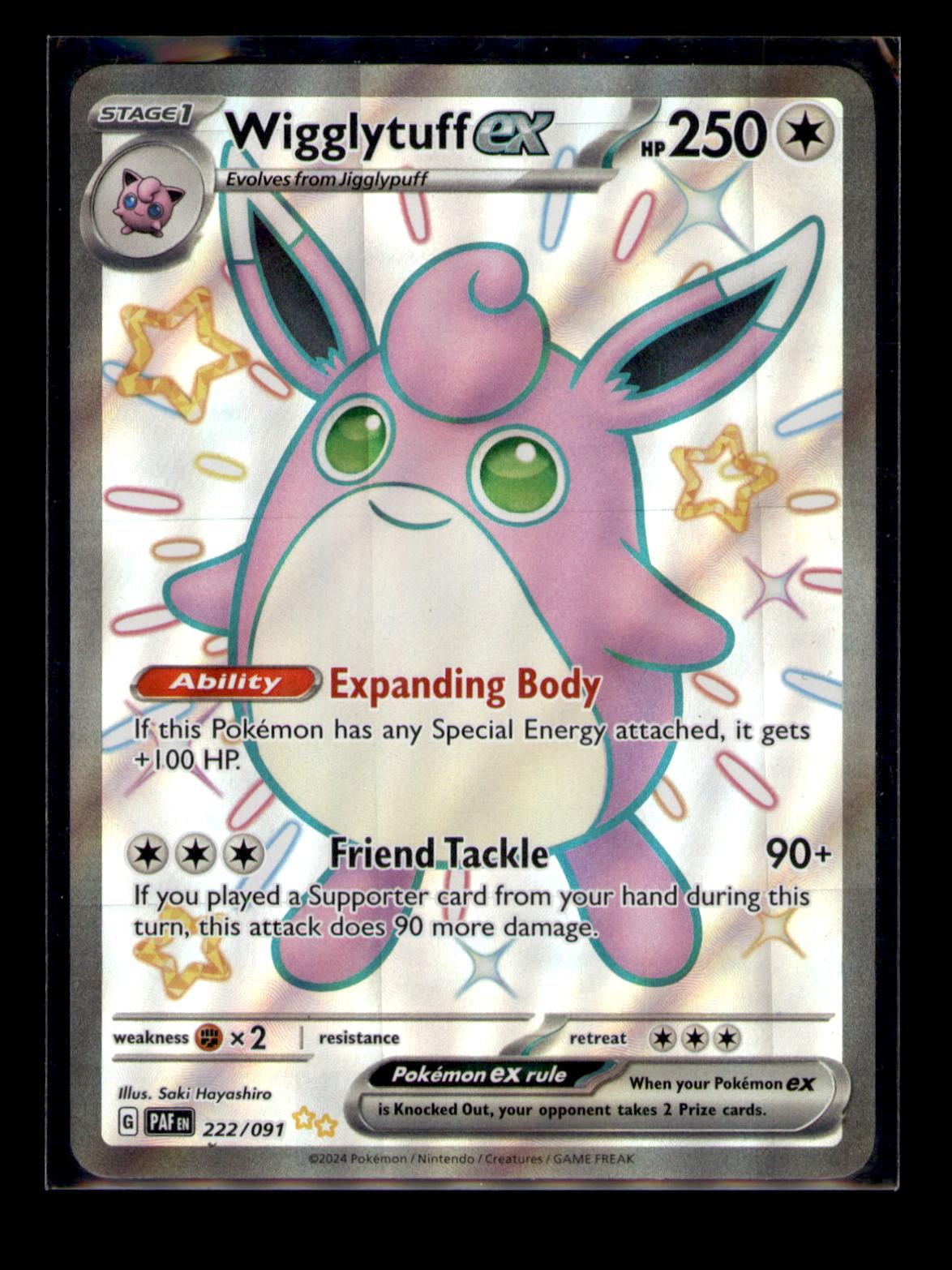 SV: Paldean Fates #222/091 Wigglytuff ex