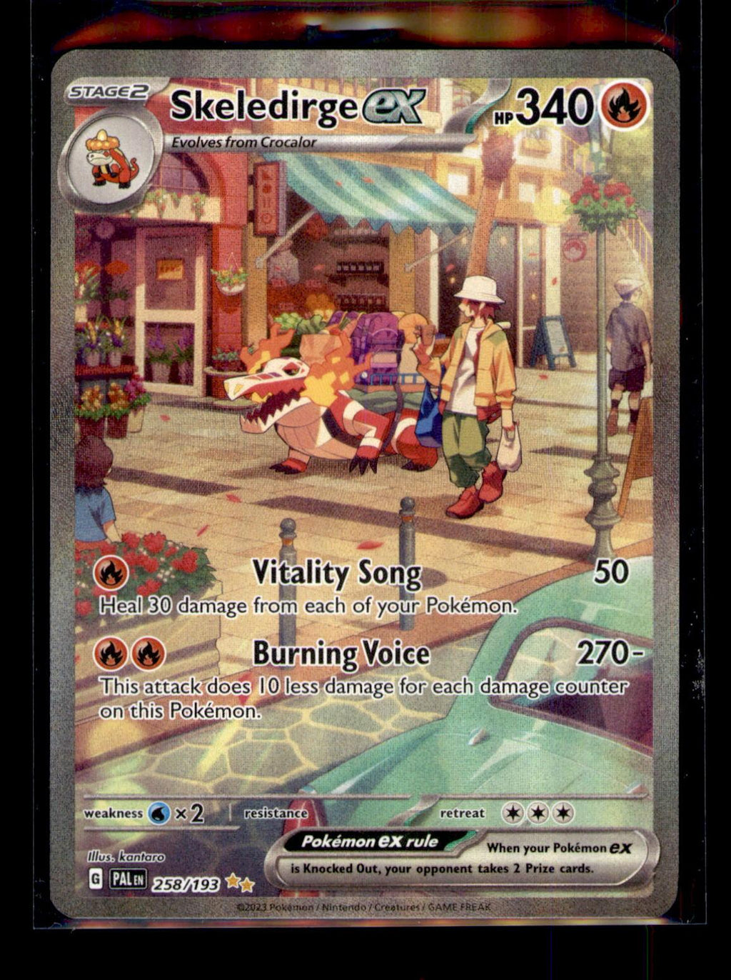 SV02: Paldea Evolved #258/193 Skeledirge ex