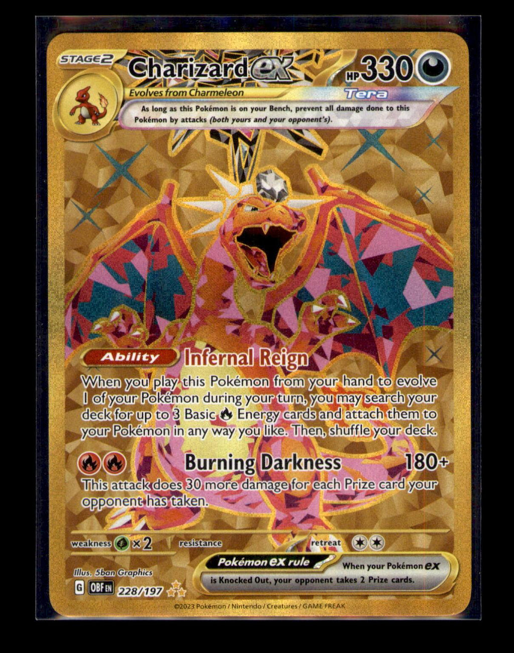 SV03: Obsidian Flames #228/197 Charizard ex
