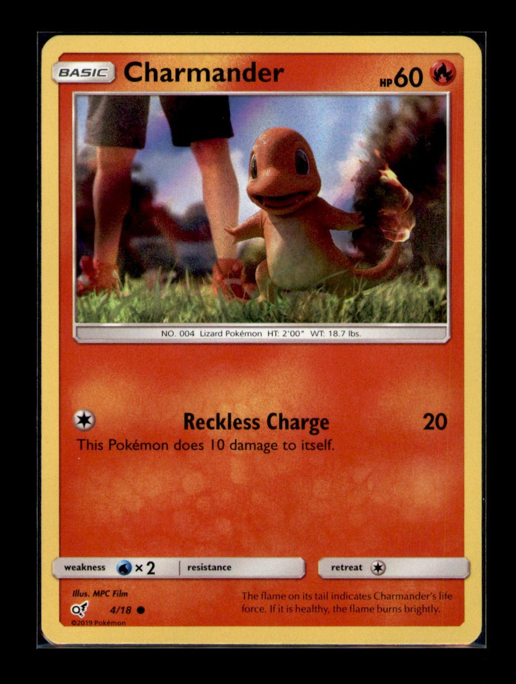 Detective Pikachu #4/18 Charmander (Holo Common)