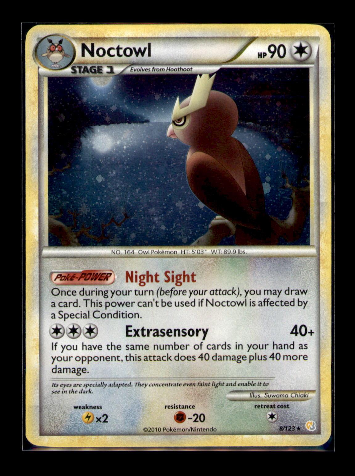 HeartGold SoulSilver #8/123 Noctowl