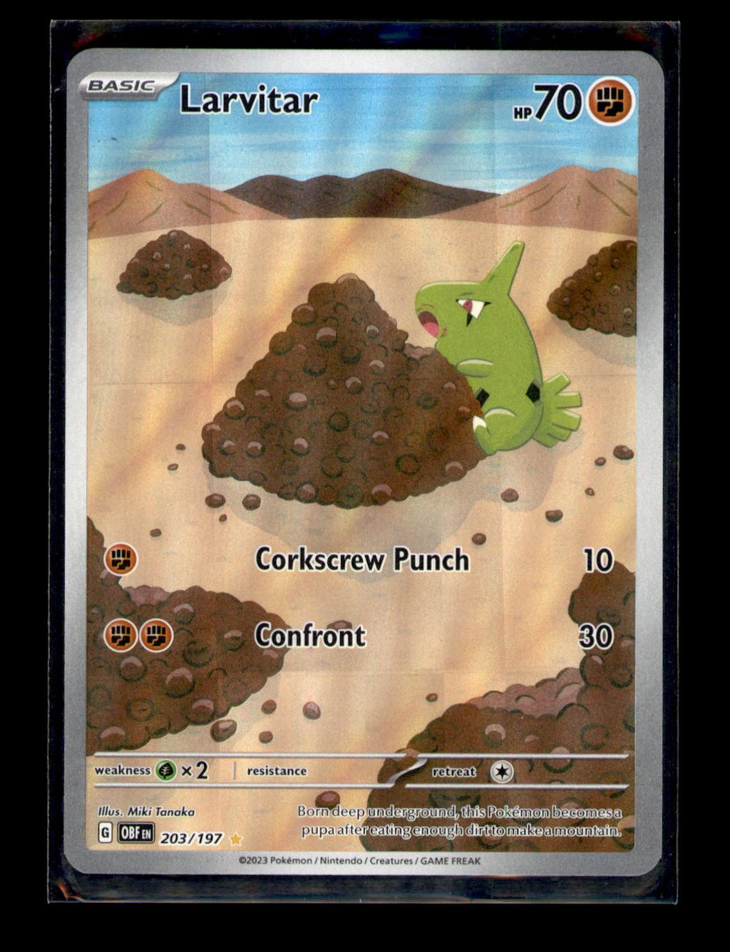 SV03: Obsidian Flames #203/197 Larvitar