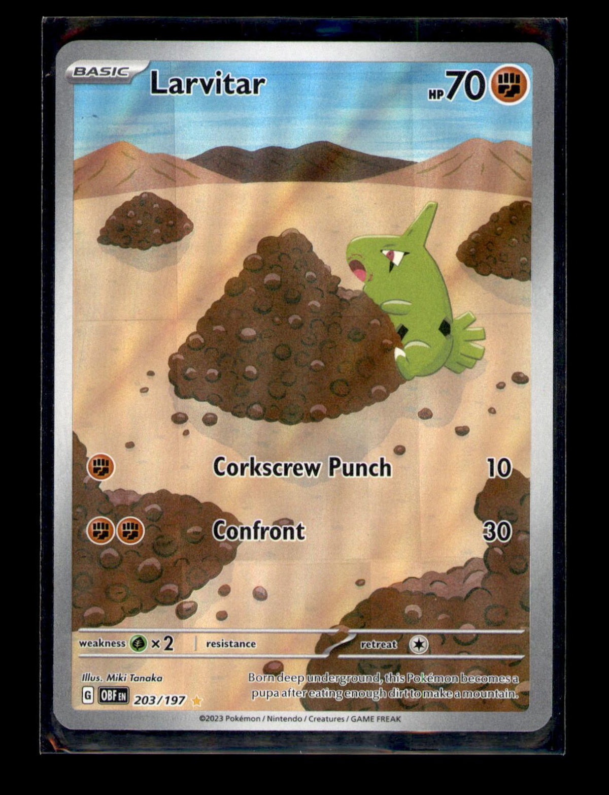 SV03: Obsidian Flames #203/197 Larvitar