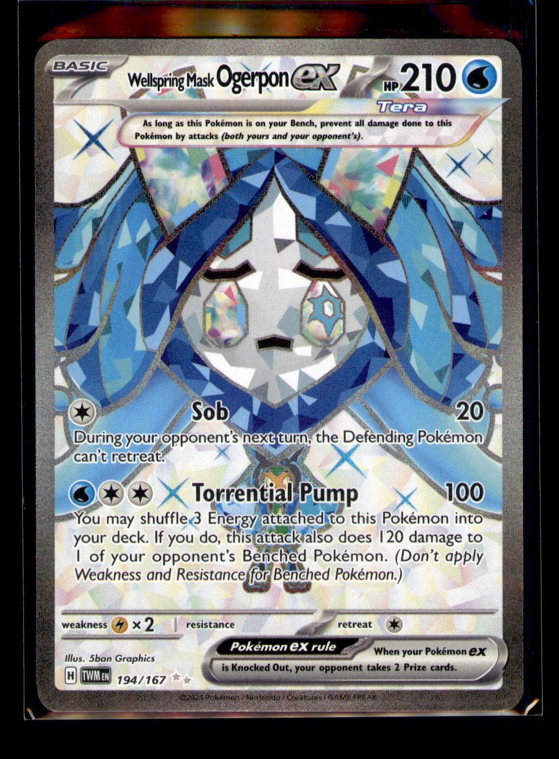SV06: Twilight Masquerade #194/167 Wellspring Mask Ogerpon ex