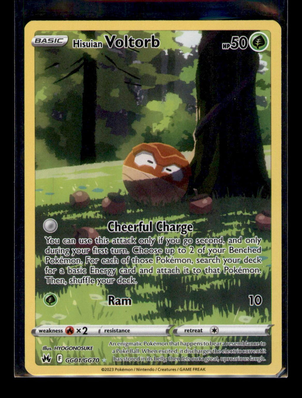 SWSH: Crown Zenith: Galarian Gallery #GG01/GG70 Hisuian Voltorb