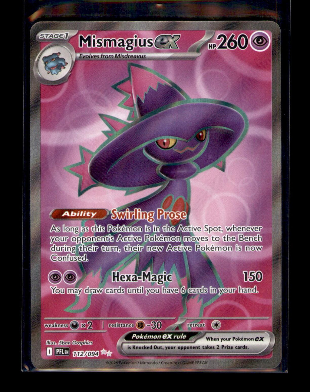 ME02: Phantasmal Flames #112/094 Mismagius ex